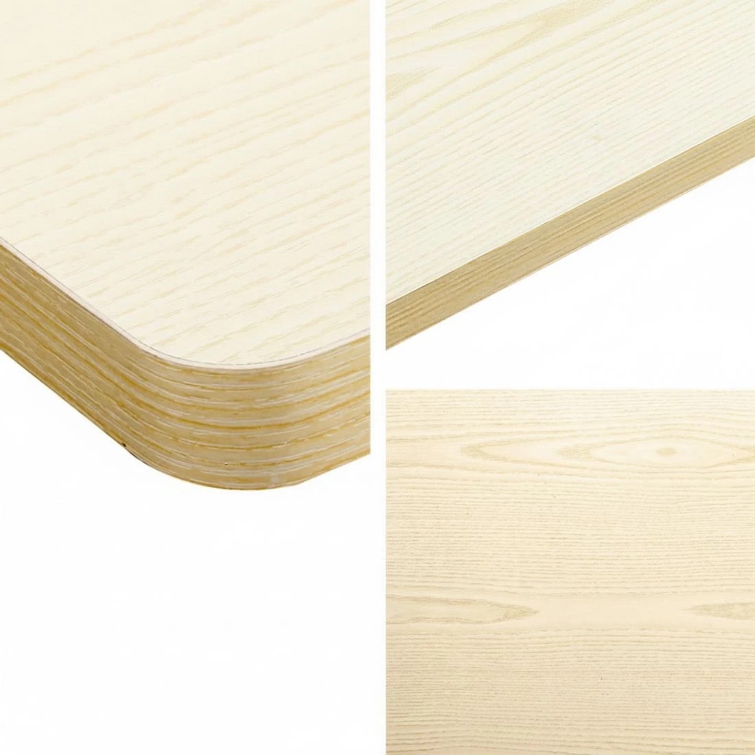 3 Artiss Standing Desk Motorised 120CM  Oak - Brown, 3 of 5