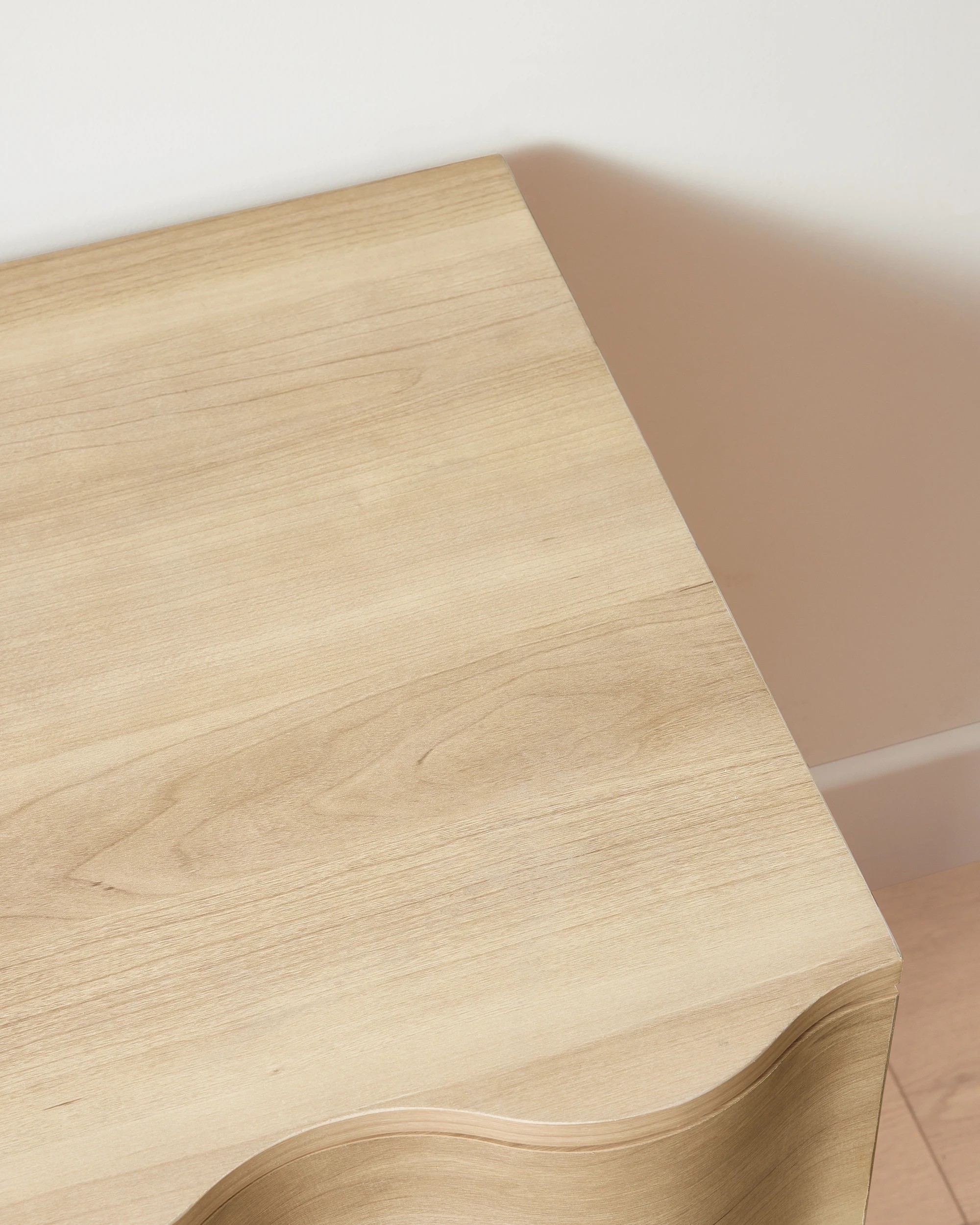4 Ripple 2 Drawer Bedside Table - Light Oak, 4 of 6