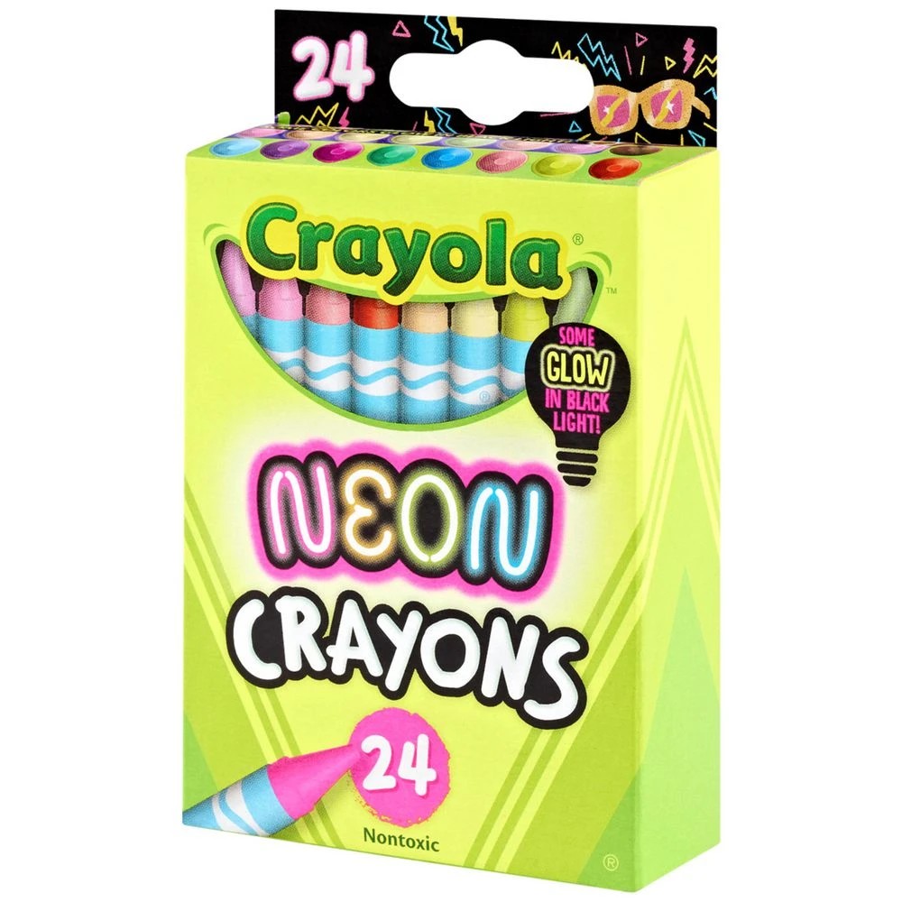 4 Crayola Neon Crayons 24 Pack, 4 of 6