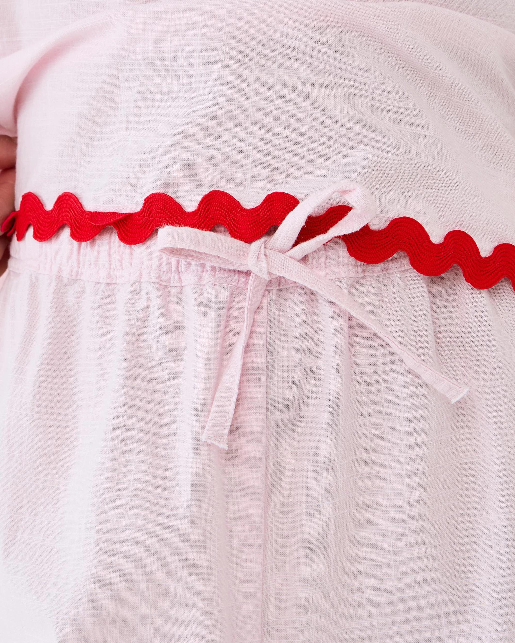 4 Wide Leg Detail Pants Bllet Pink, 4 of 7