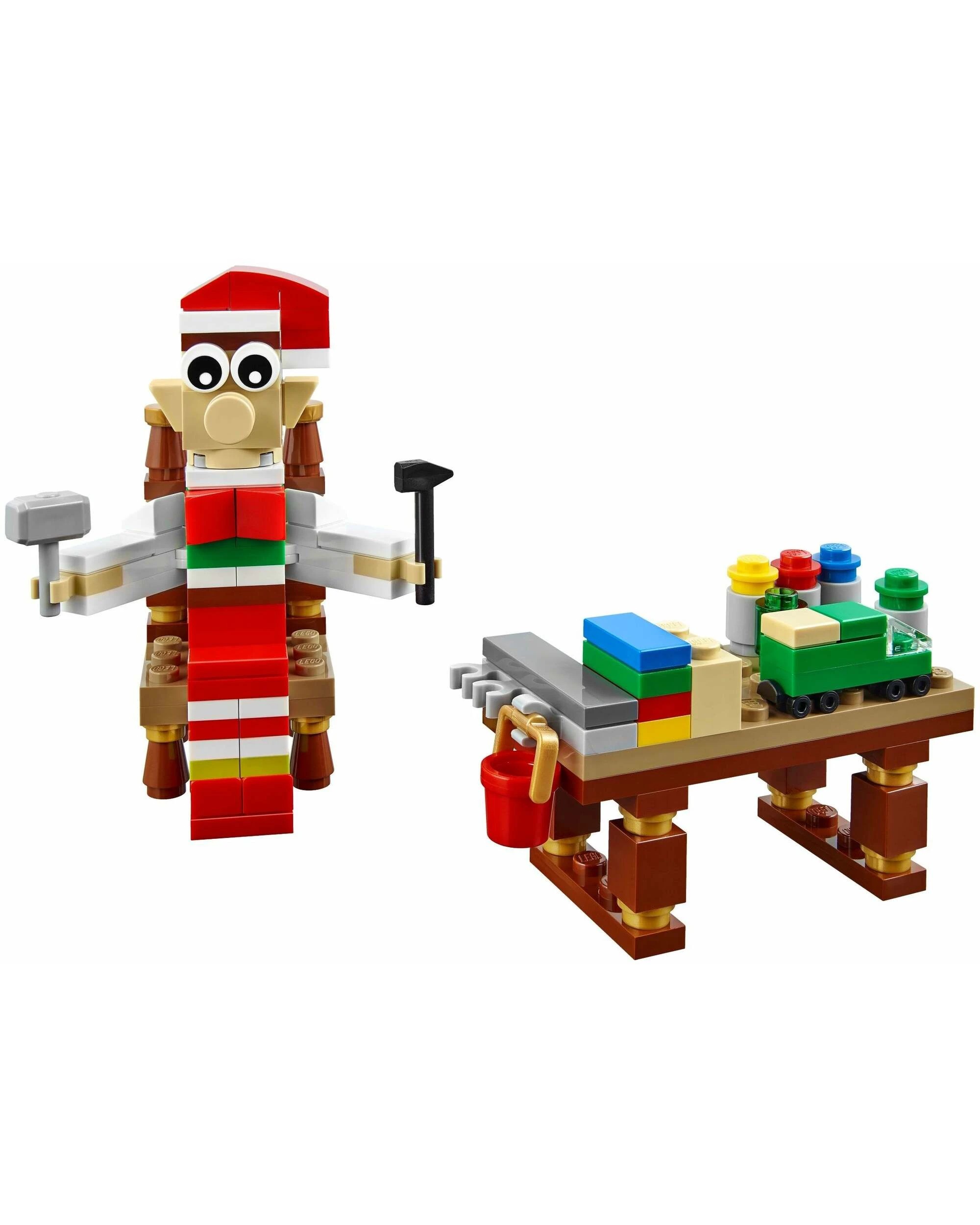 3 LEGO 40205 Little Elf Helpers Christmas Toy Building Set, 3 of 5