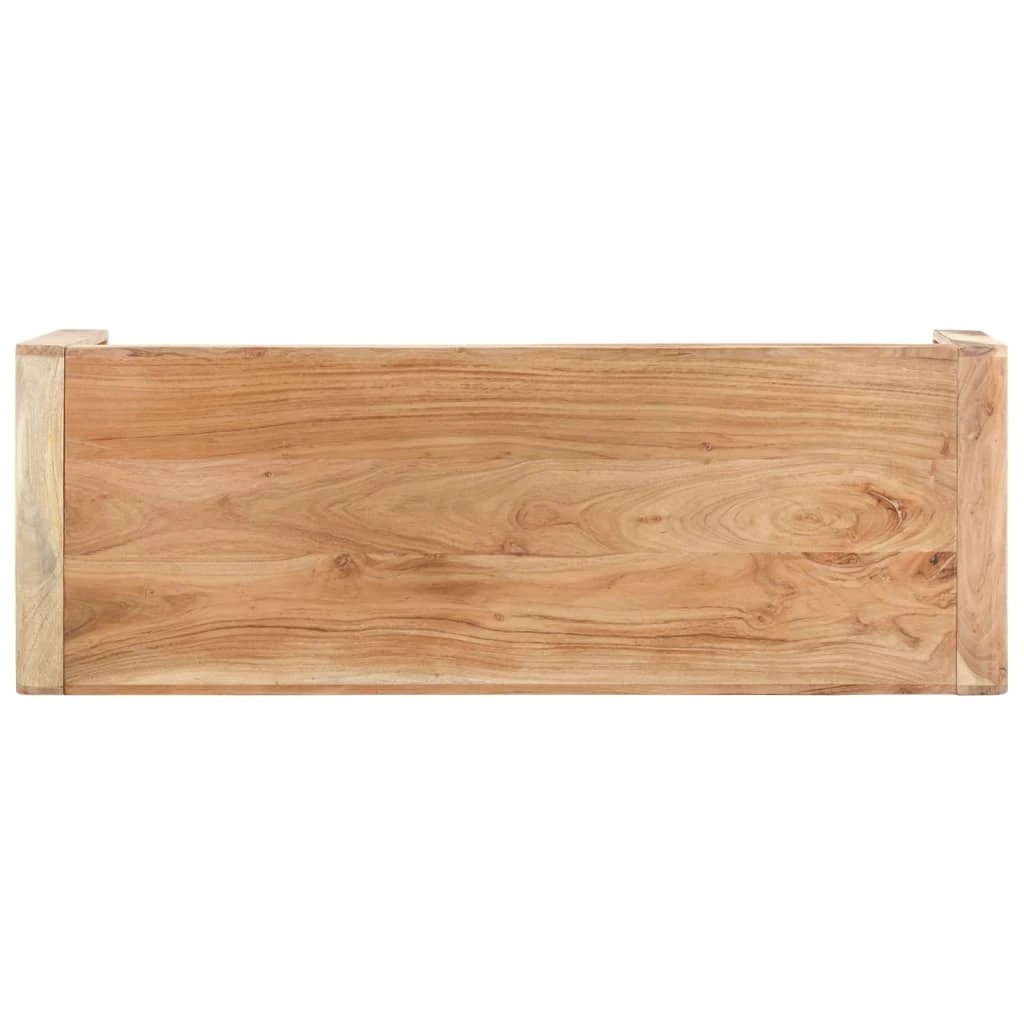 2 vidaXL Bench Acacia Wood - Brown, 2 of 5
