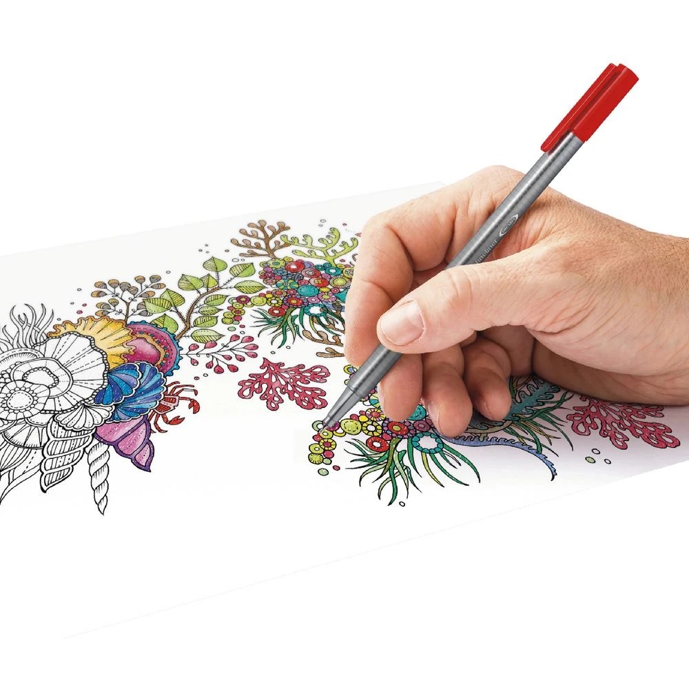 6 Staedtler Triplus 0.3mm Fineliners 334 Assorted 10 Pack, 6 of 10