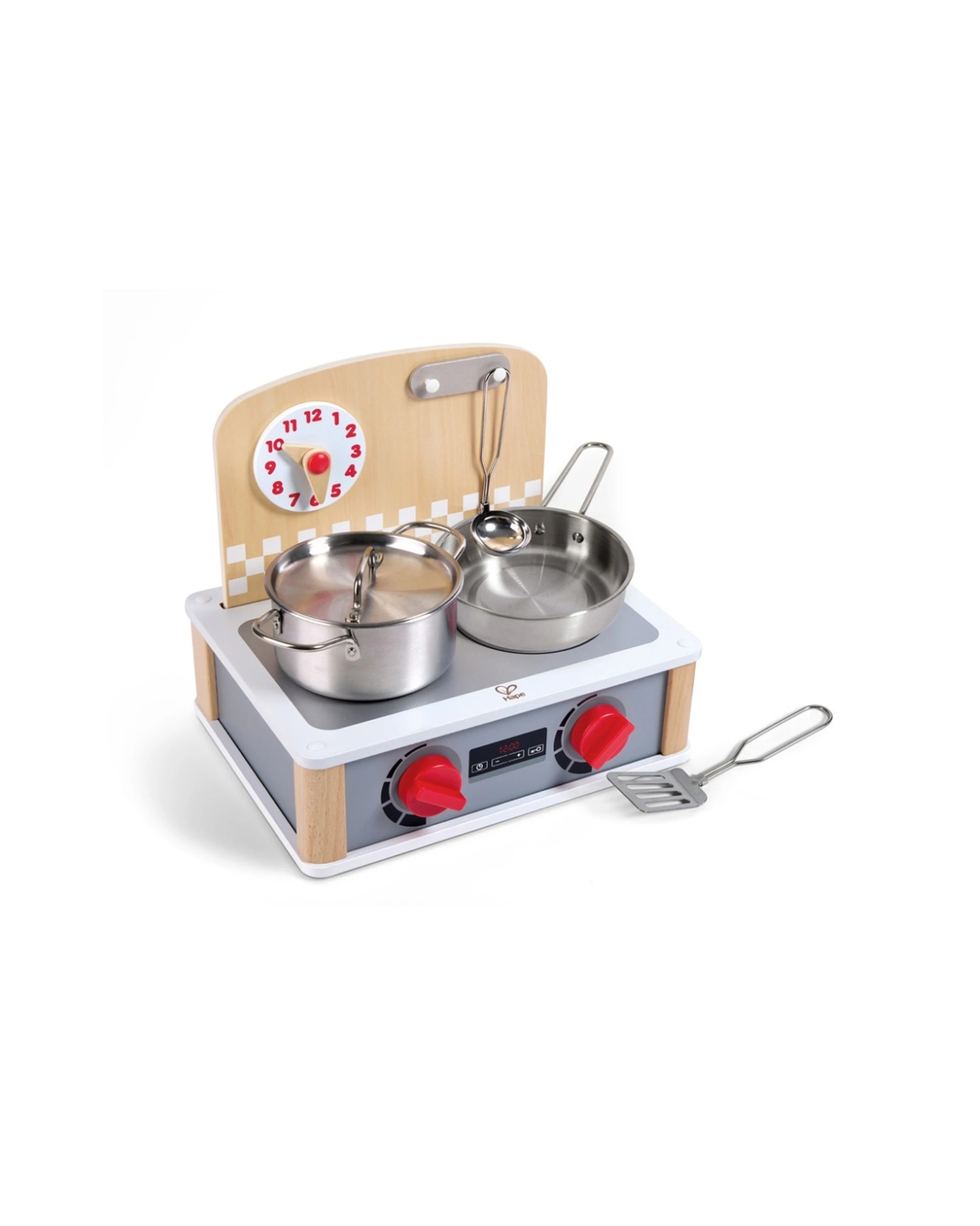 1 Hape 2-in-1 Kitchen & Grill Set With Metal Accessories Kids - Multi, 1 of 5