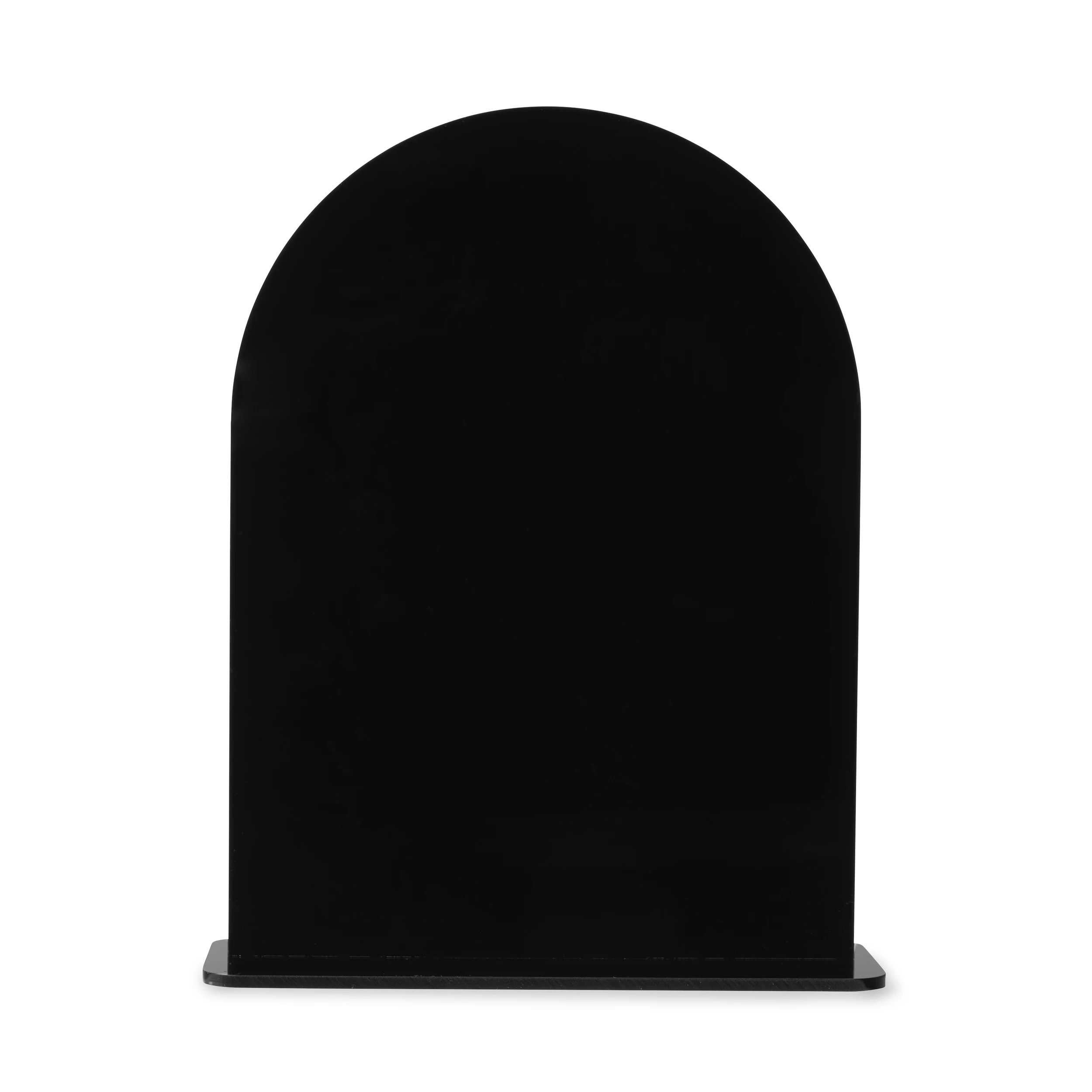 3 4 Piece Black Arch Acrylic Tabletop Sign, 3 of 9