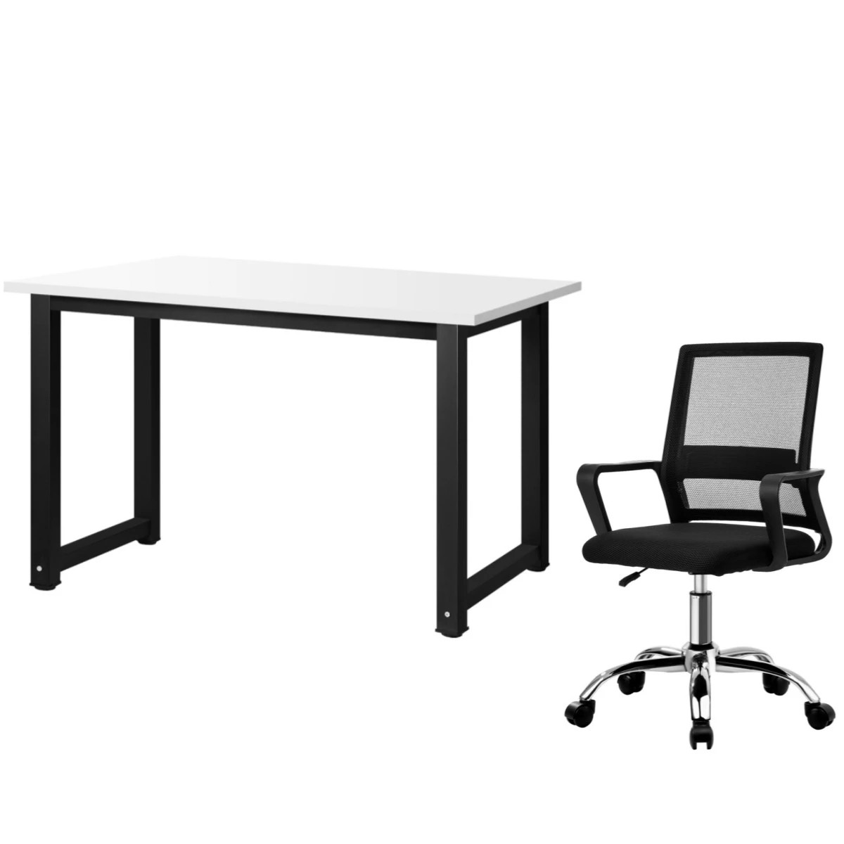 1 Oikiture Home Office Desk and Chair Set - Multi, 1 of 8