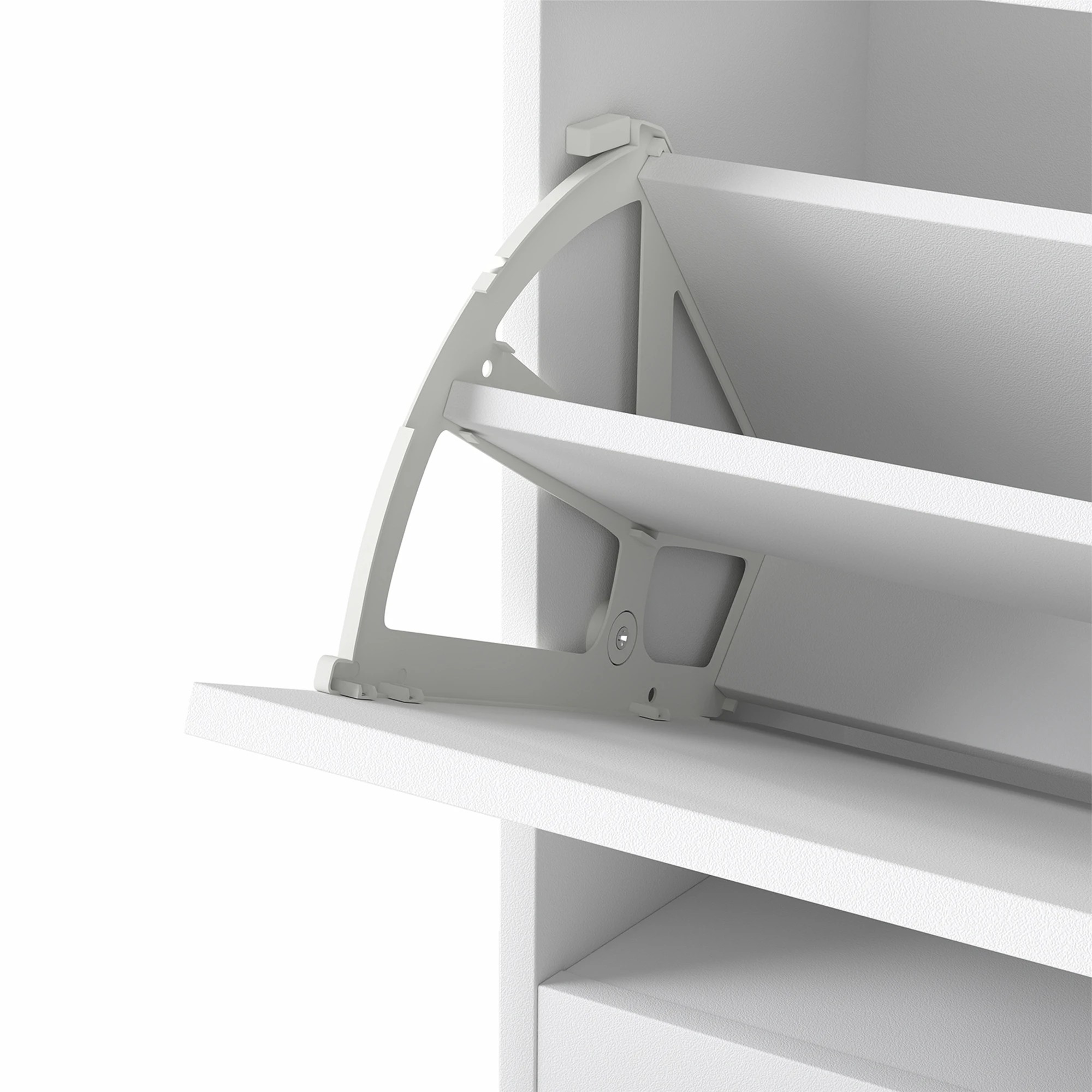 5 Levede Narrow Shoe Cabinet With Seat Cushion2-Tier Rack, 5 of 8