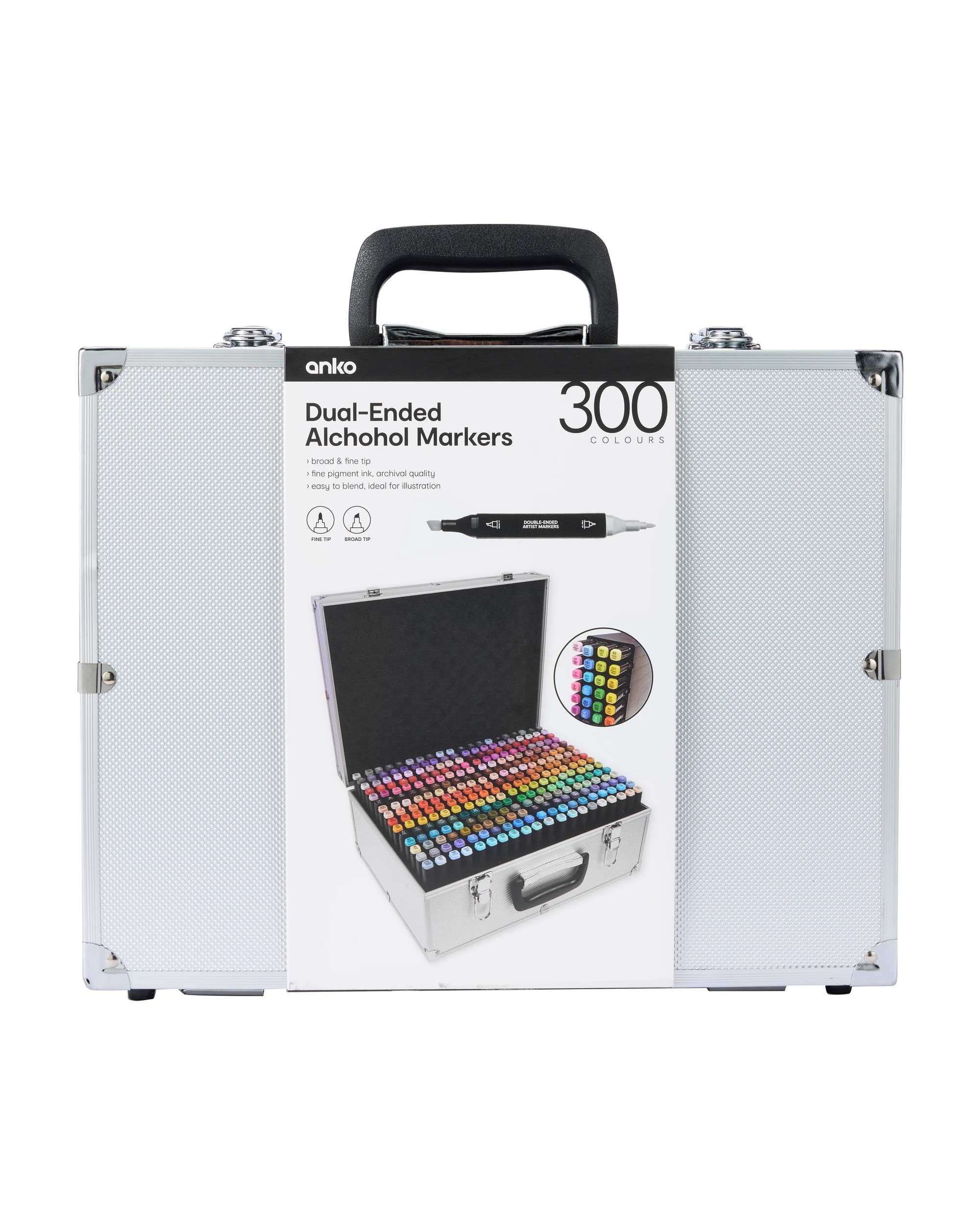 1 300 Pack Dual-Ended Alcohol Markers, 1 of 9