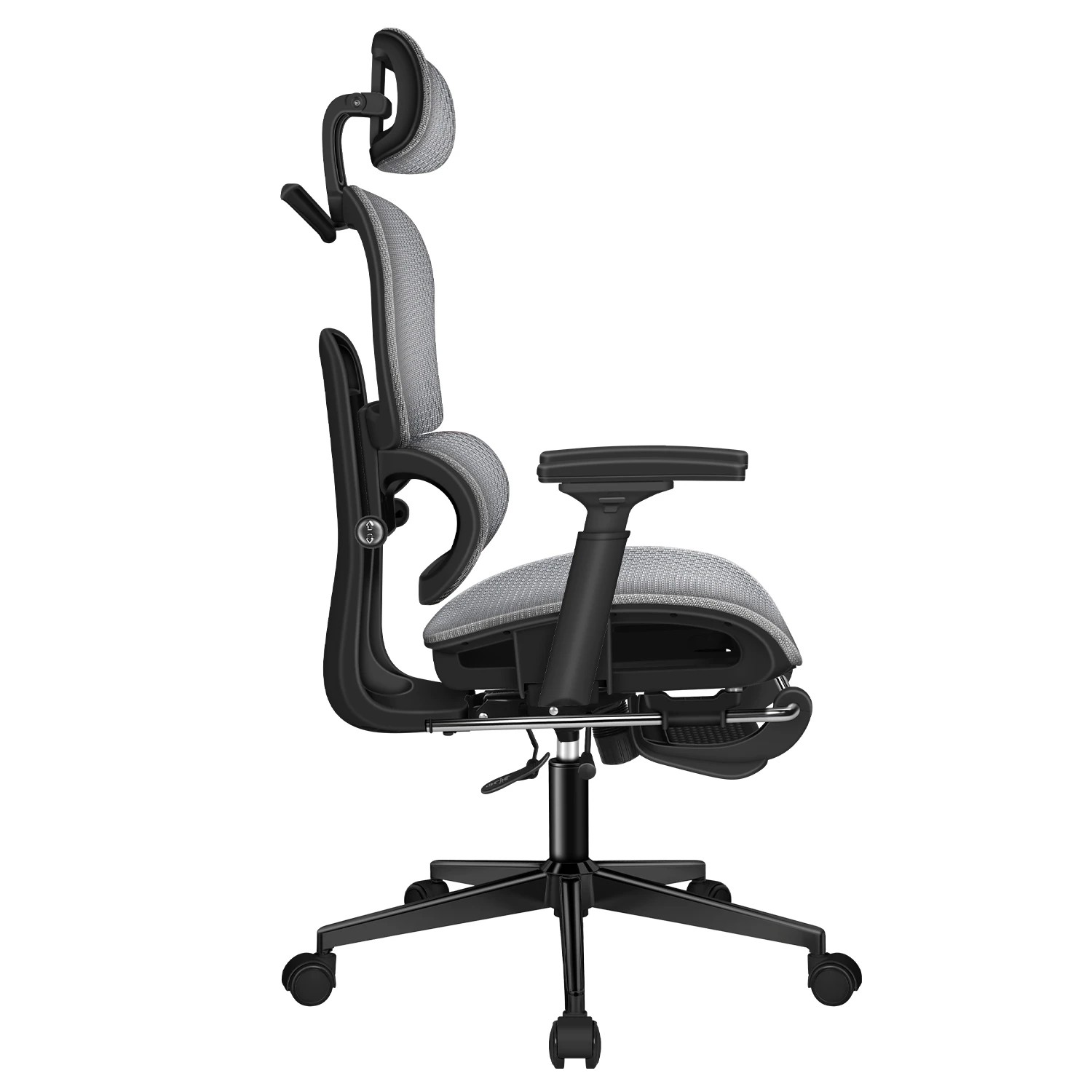 8 Alfordson Ergonomic Office Chair Mesh Executive Racing Computer Seat - Black Grey, 8 of 10