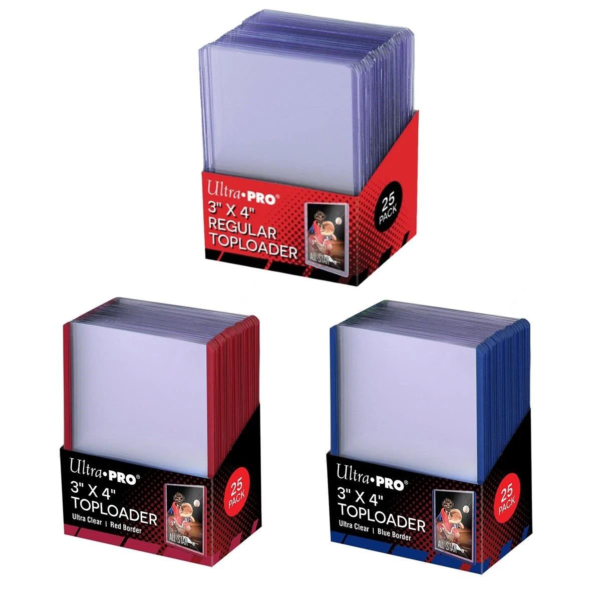 Ultra Pro Ticket Toploader – 25 Stück, 8.9x19.5 Cm, Aus Schlagfestem PVC, Für Sammelkarten & Tickets