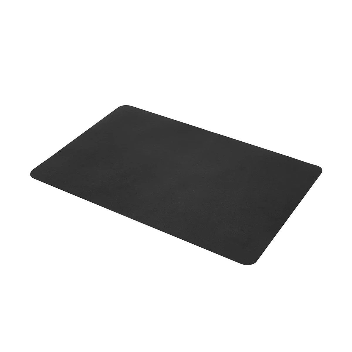 6 Leather Look Reversible Placemat - Black and Grey, 6 of 8