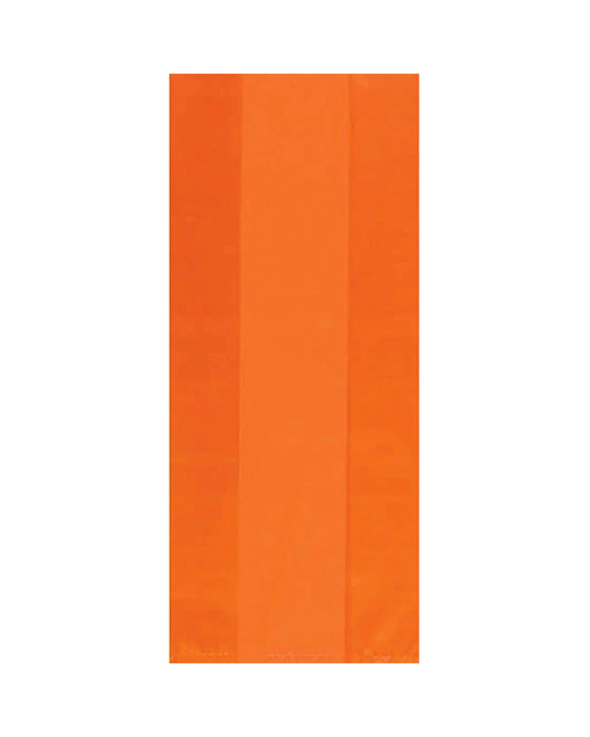 1 Amscan Plastic Lolly/Treat Bags Pack of 25 - Orange, 1 of 1