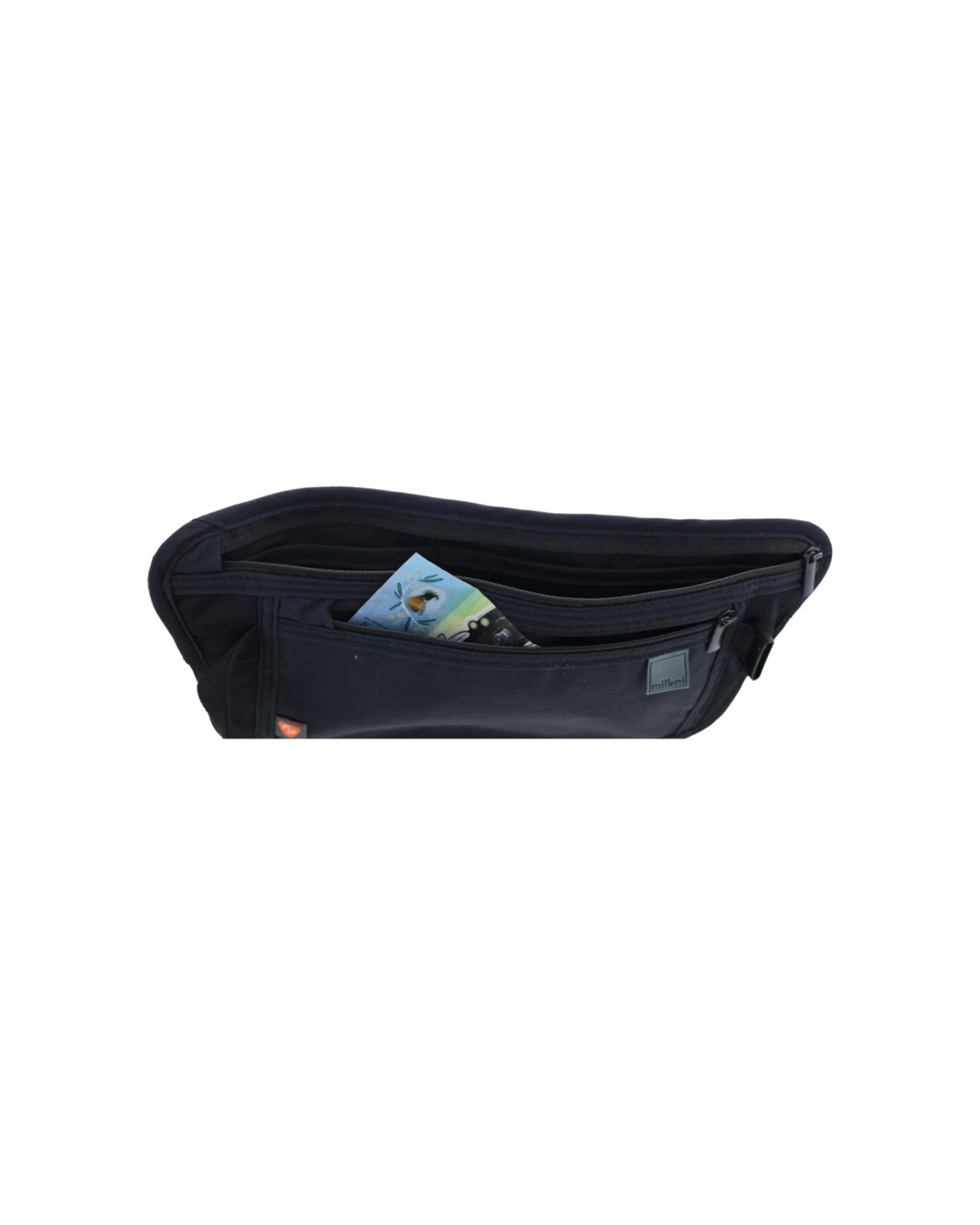 3 Milleni Travel RFID Money Belt Waist Bag Slim Design Adjustable 127cm - Black, 3 of 4
