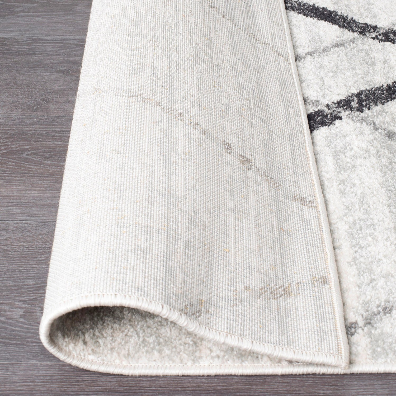 5 Common Ground Rugs Bluebay 452 500x80cm - Extra Large Runner Power Loomed Pet Friendly Rug - Silver, 5 of 6