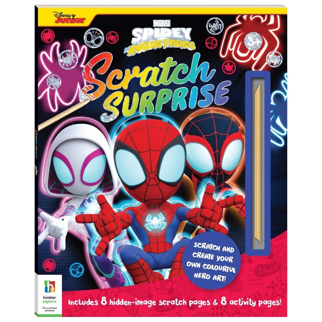 1 Disney Junior Marvel Spidey and His Amazing Friends: Scratch Surprise - Book, 1 of 5