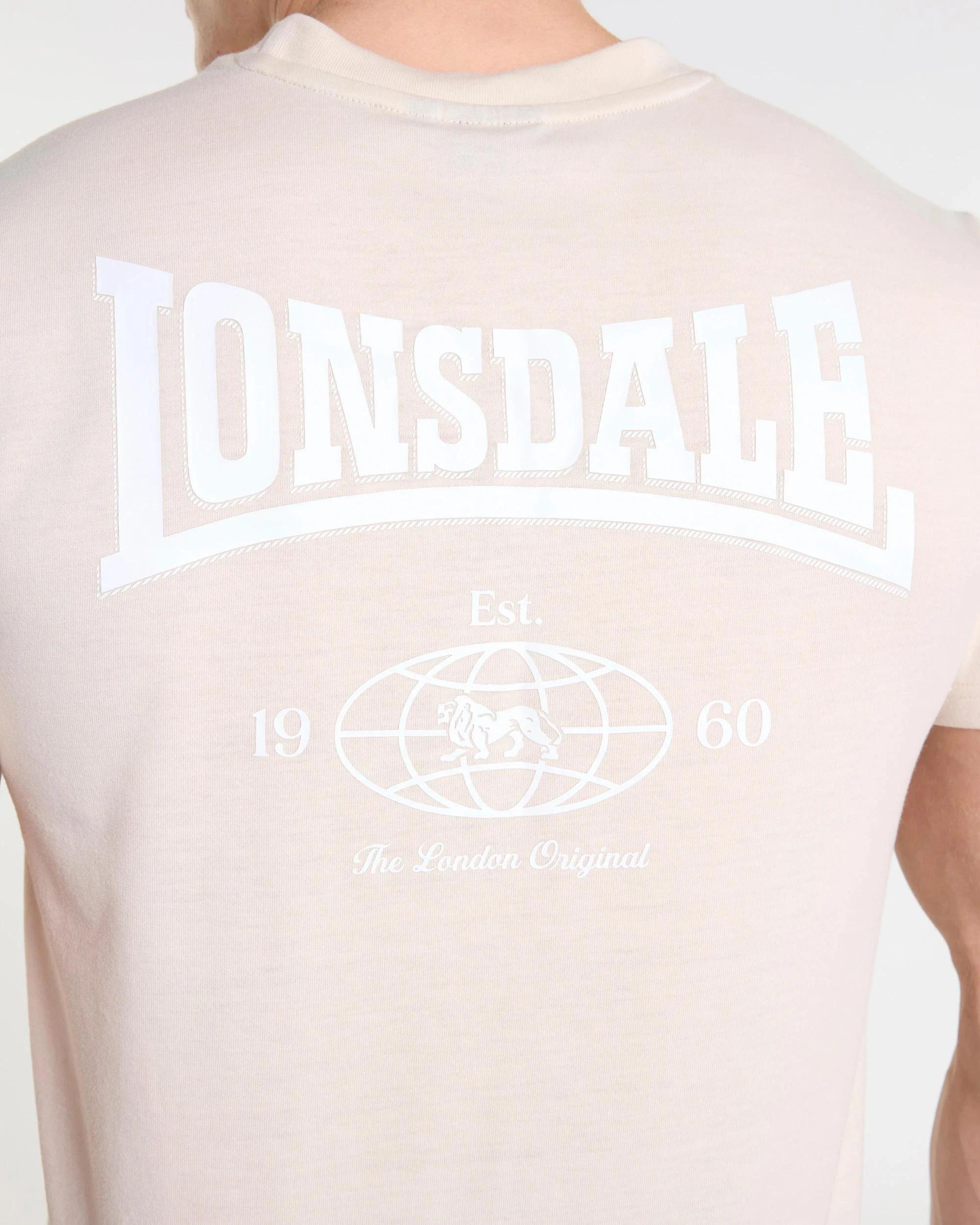 3 Active Core T-Shirt - Lonsdale London WORLDWIDE IVORY, 3 of 4