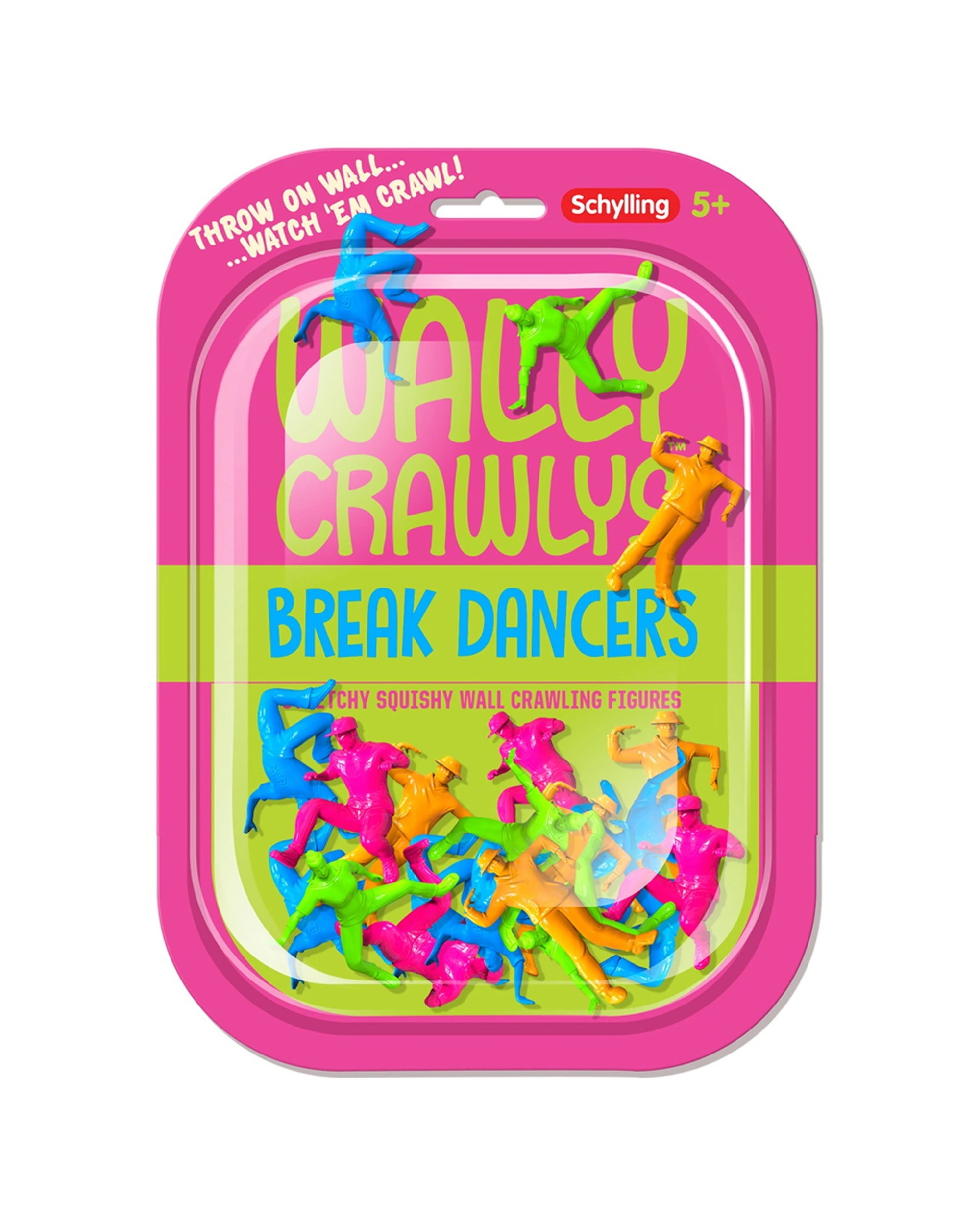 2 Schylling 4PK Wally Crawly Breakdancers Stretchy Squishy Crawling Figures - Multi, 2 of 3