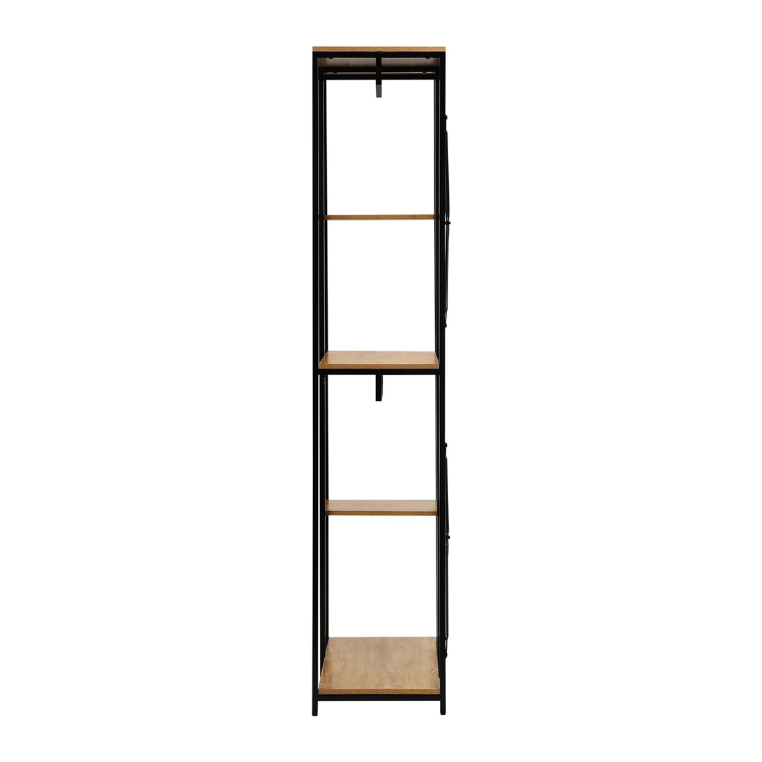 8 Oikiture Clothes Rack Large Open Wardrobe Garment Coat Hanging Rail 5 Shelves
 - Multi, 8 of 10