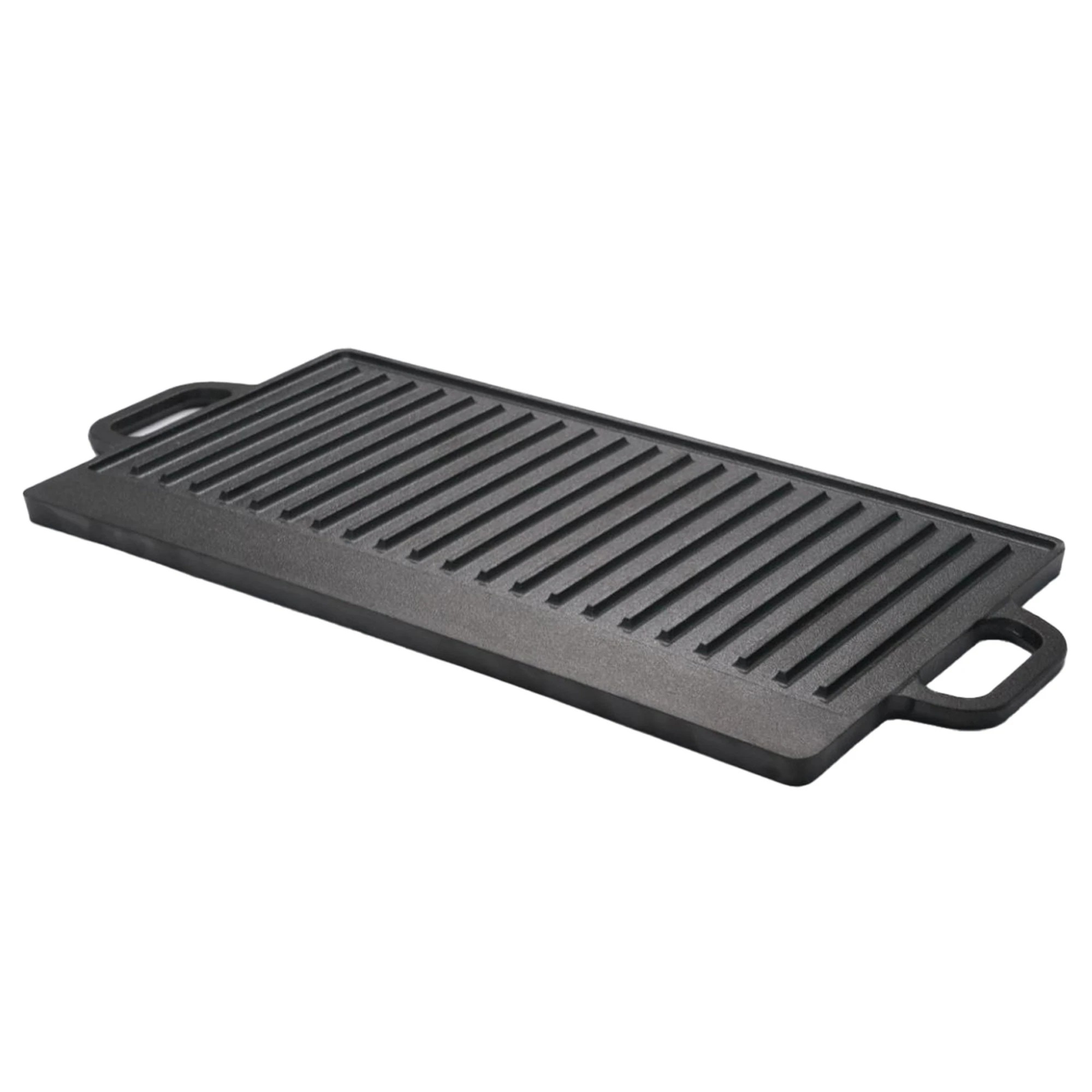 2 Toque 49.5cm Reversible Cast Iron Pan, 2 of 9