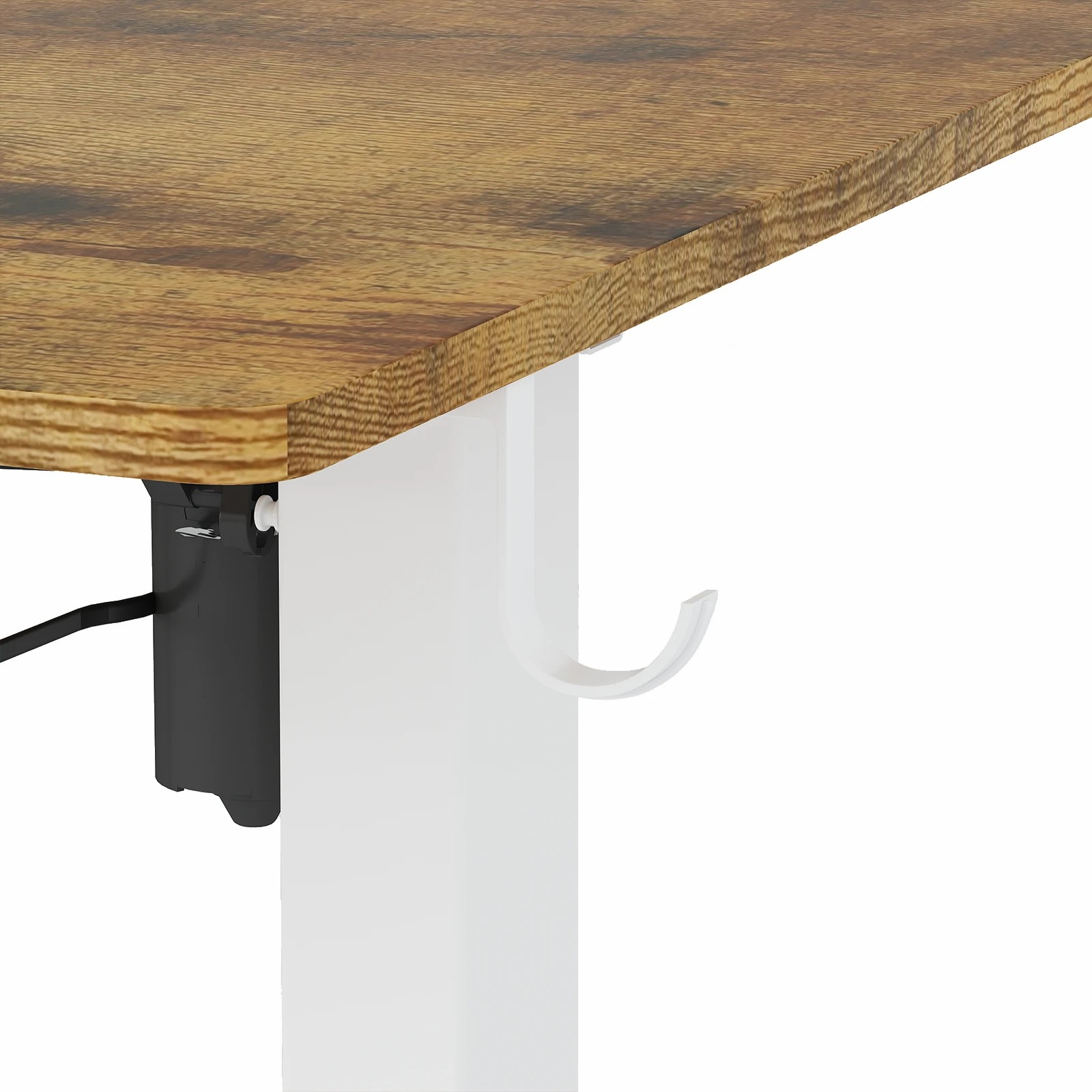 3 dvwin Electric Standing Desk Height Adjustable - Brown, 3 of 6