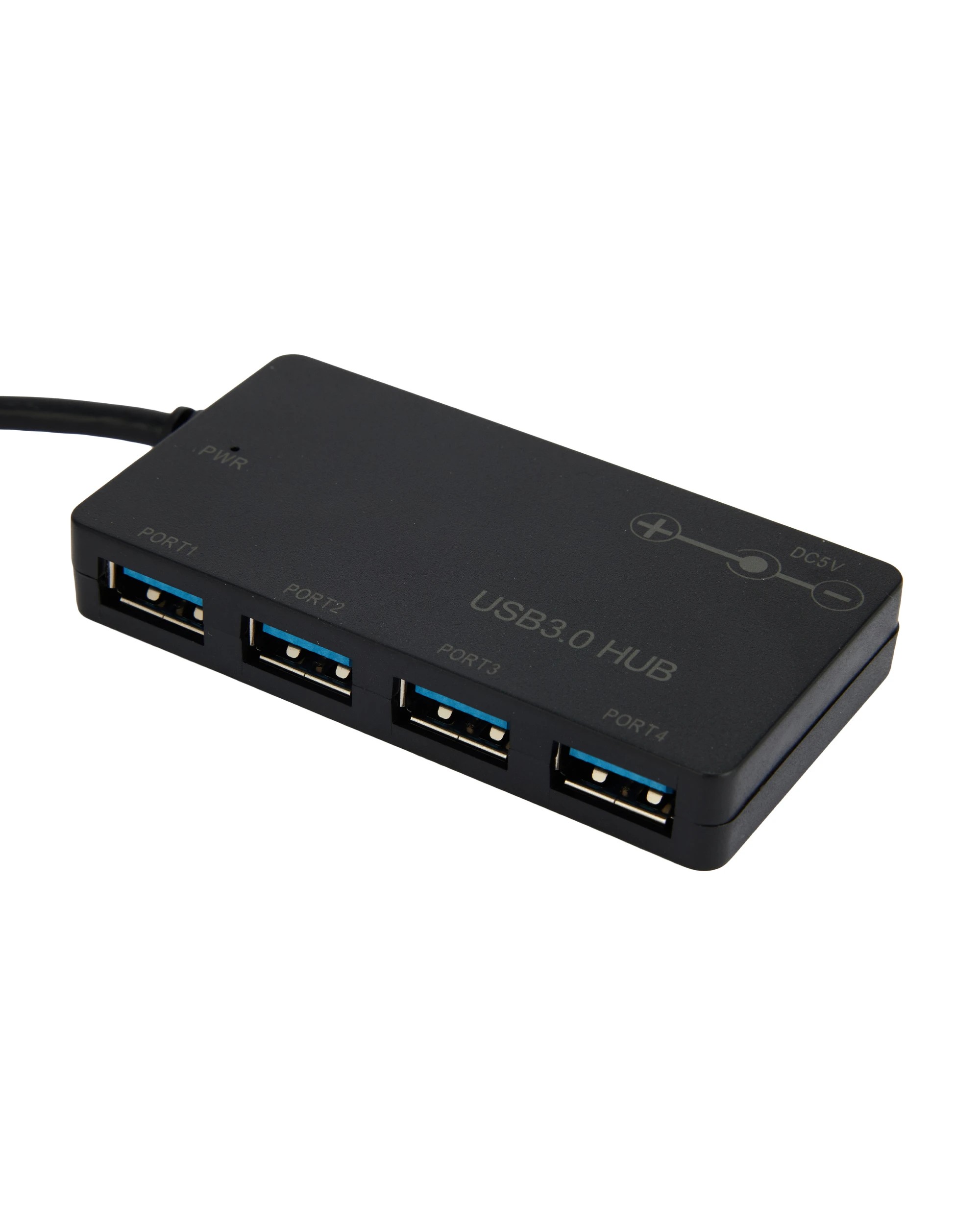 2 4 Port USB 3.0 Hub - Black, 2 of 5