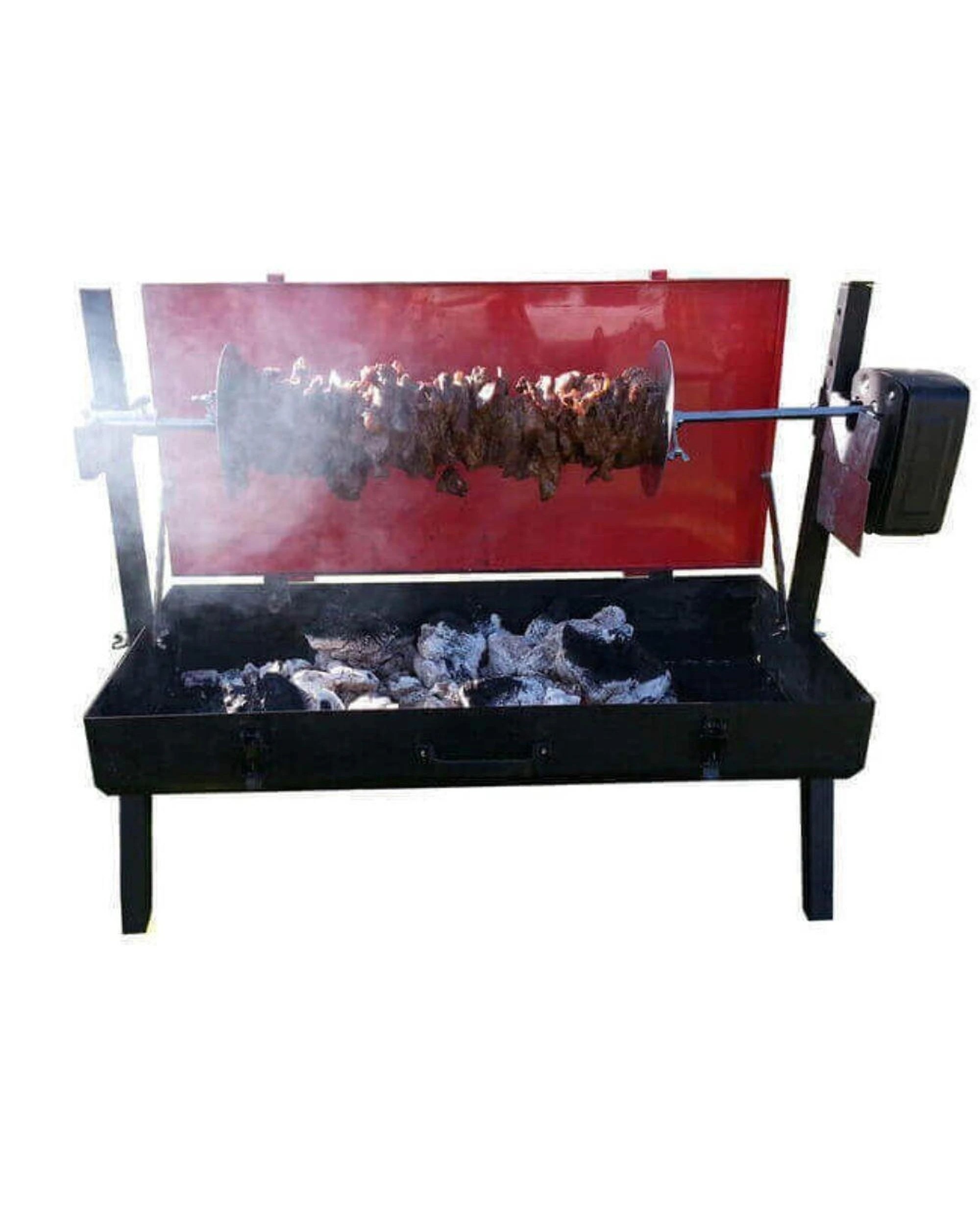 5 Flaming Coals Souvlaki Stainless Steel Gyros Plate 14mm x2, 5 of 6