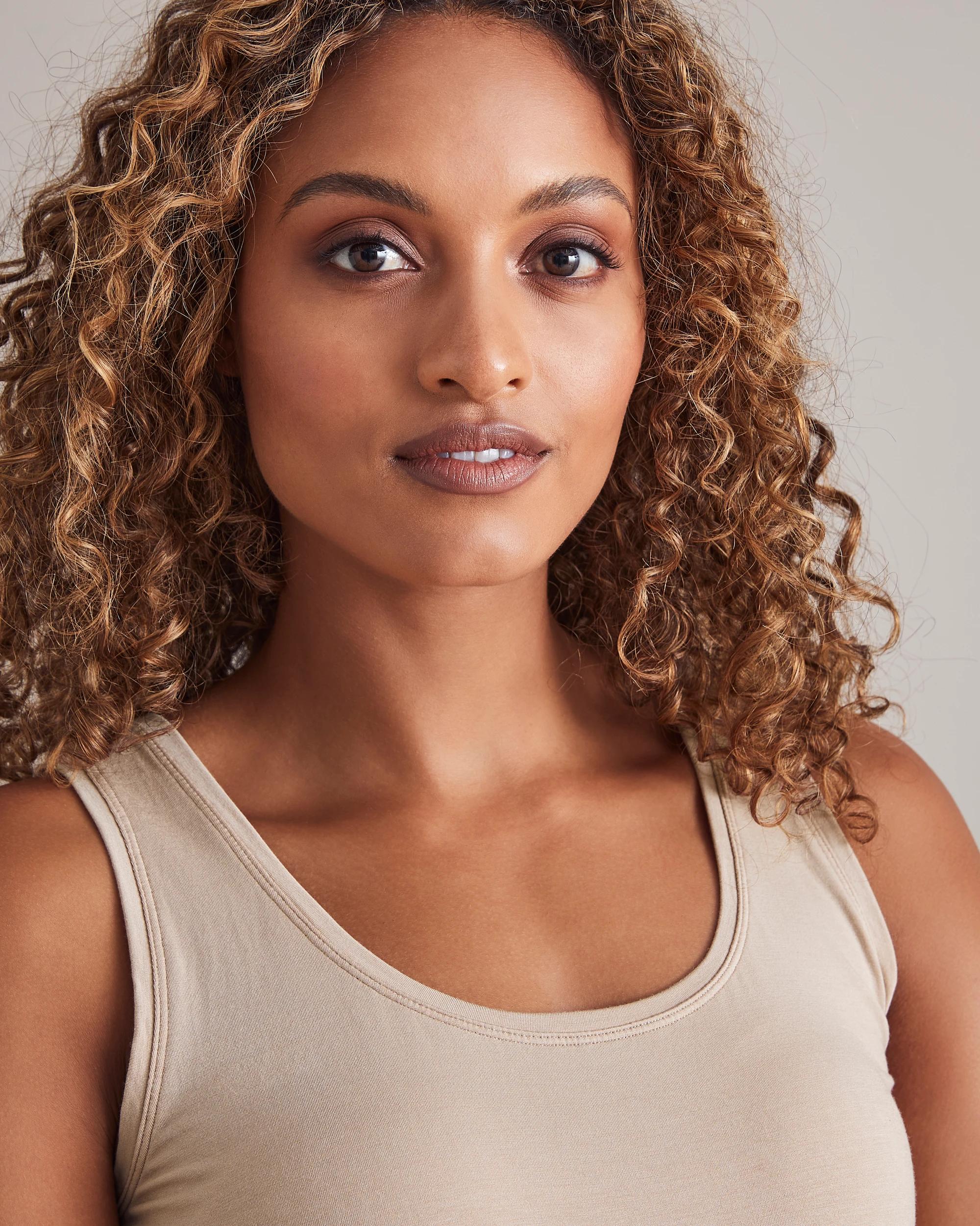 7 Target Modal Singlet Vest LATTE BROWN, 7 of 8