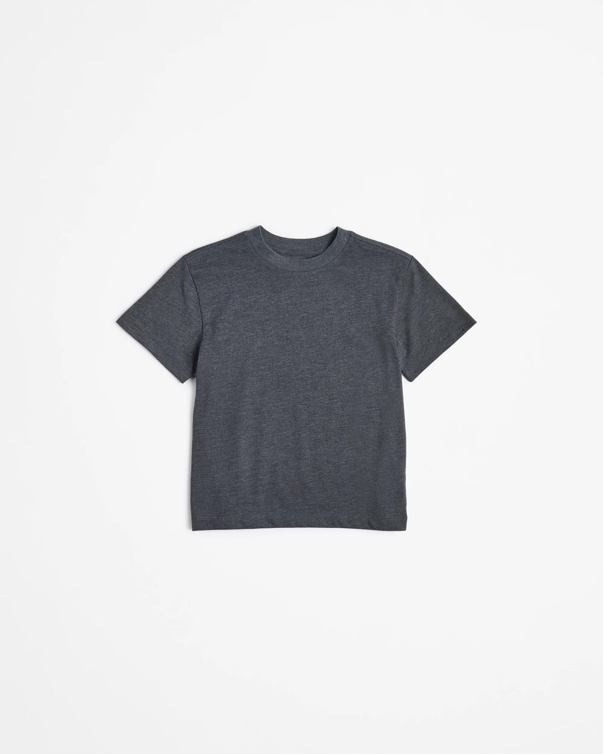 7 Target Kids Australian Cotton Boys T-shirts 3 Pack, Brown/cream — Size 2 BLUE / CHARCOAL, 7 of 7