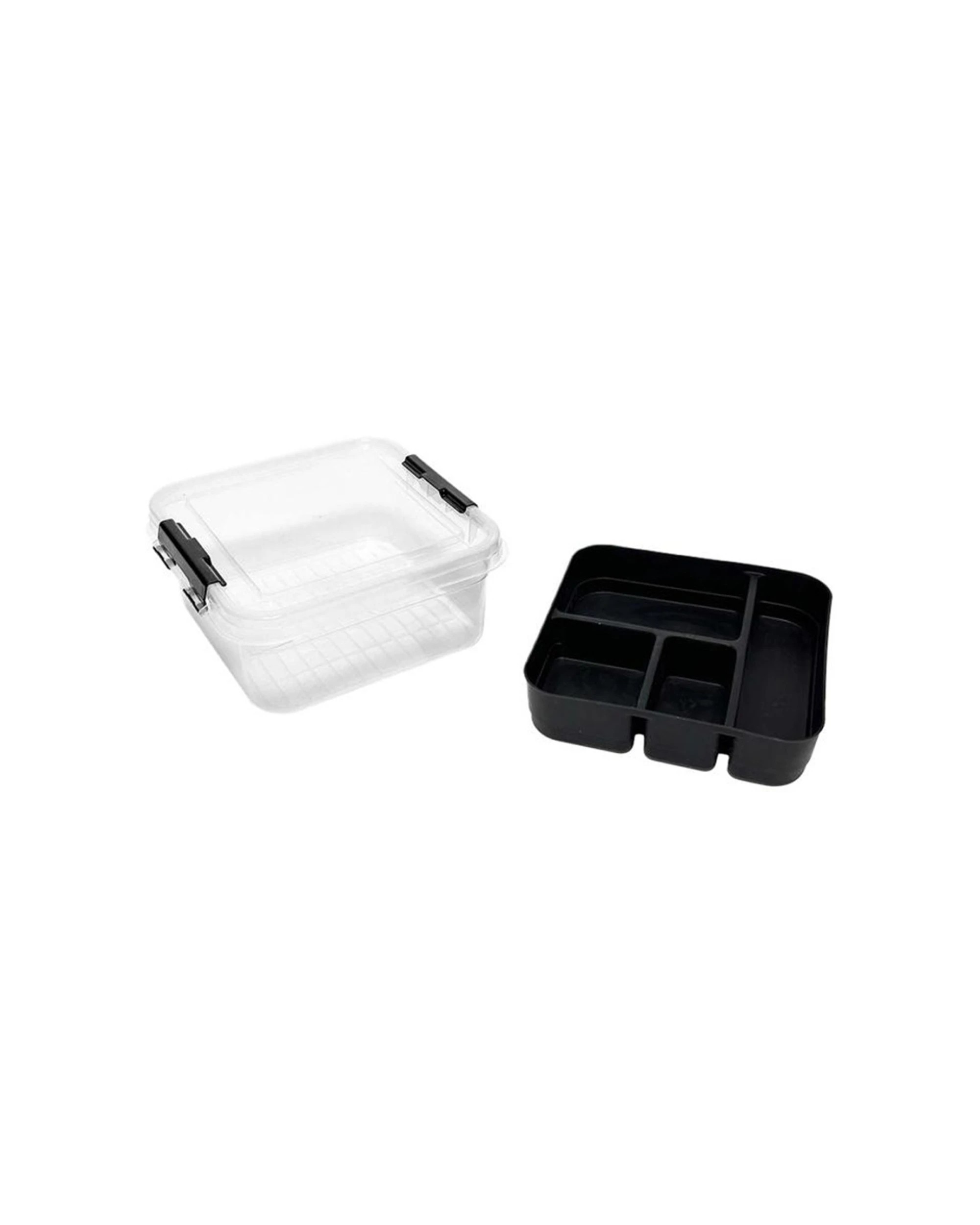 3 Brazco 4PK Plastic 5 Compartment Storage Container With Secure Clip Lid 5L - Multi, 3 of 5