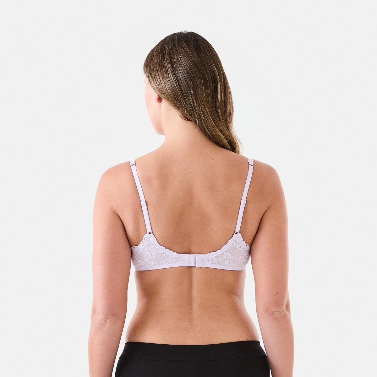 3 Co-ordinated Lace Soft Cup Sage Bra Lily Laven, 3 of 6