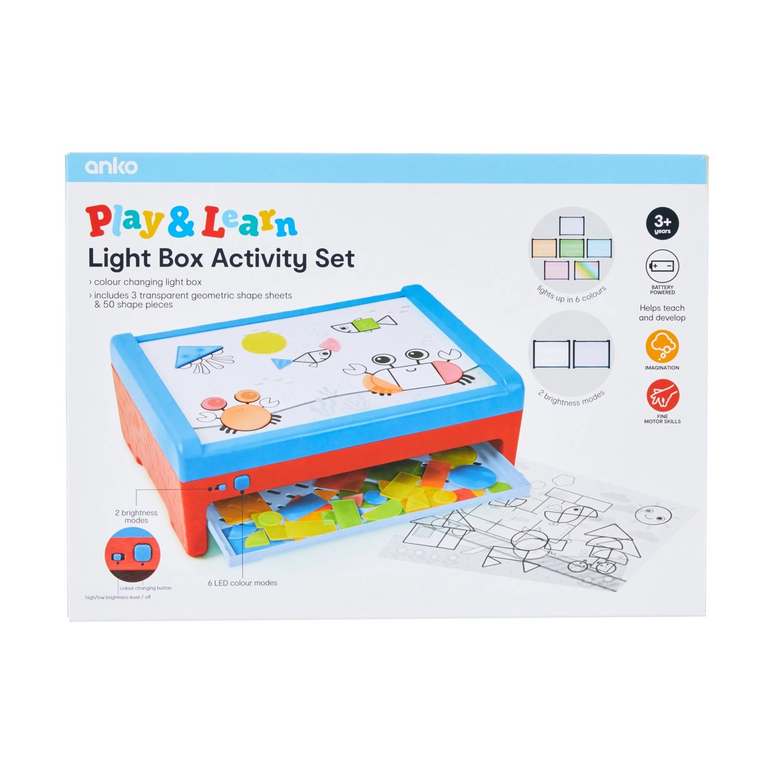 5 Play and Learn Light Box Activity Set, 5 of 6