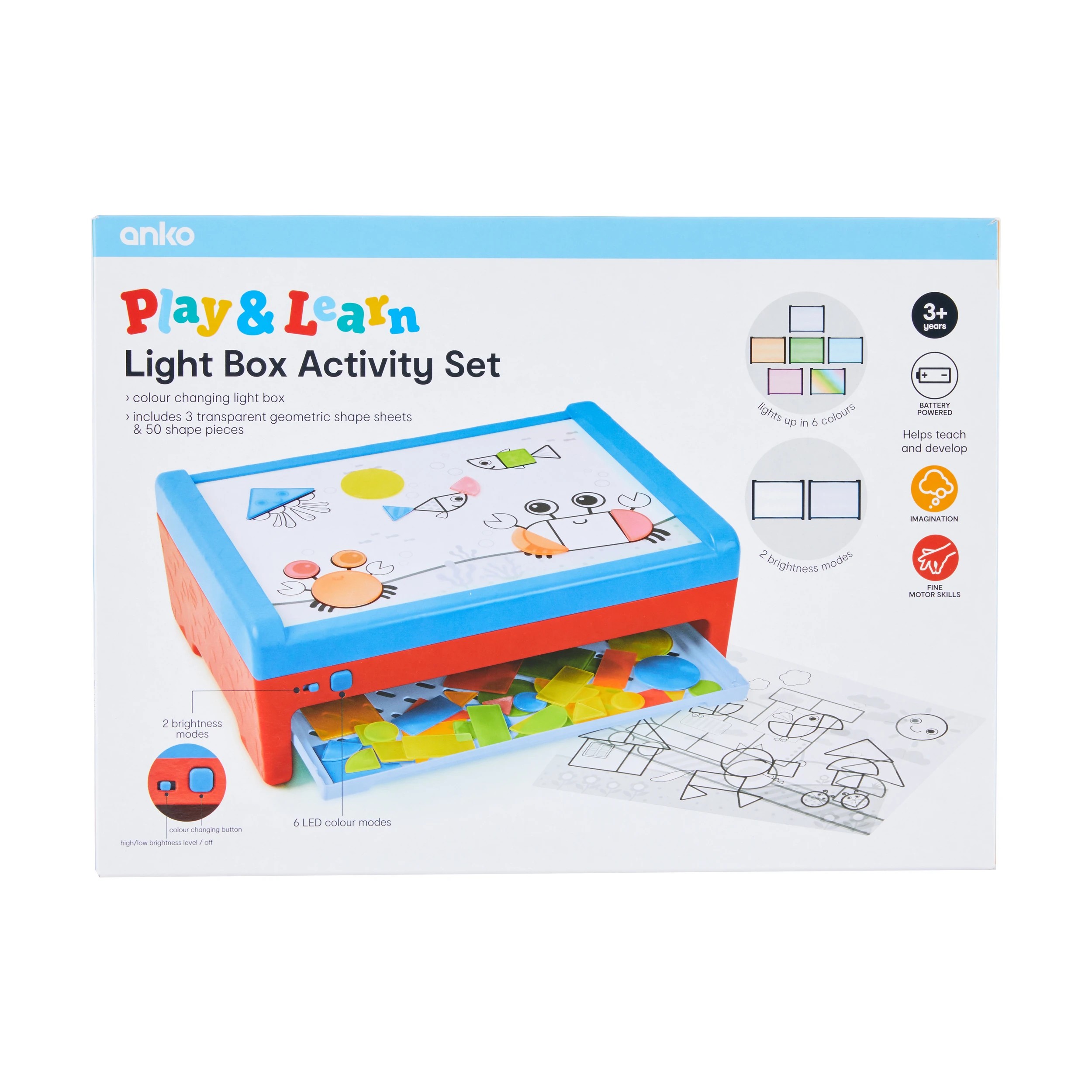 5 Play and Learn Light Box Activity Set, 5 of 6