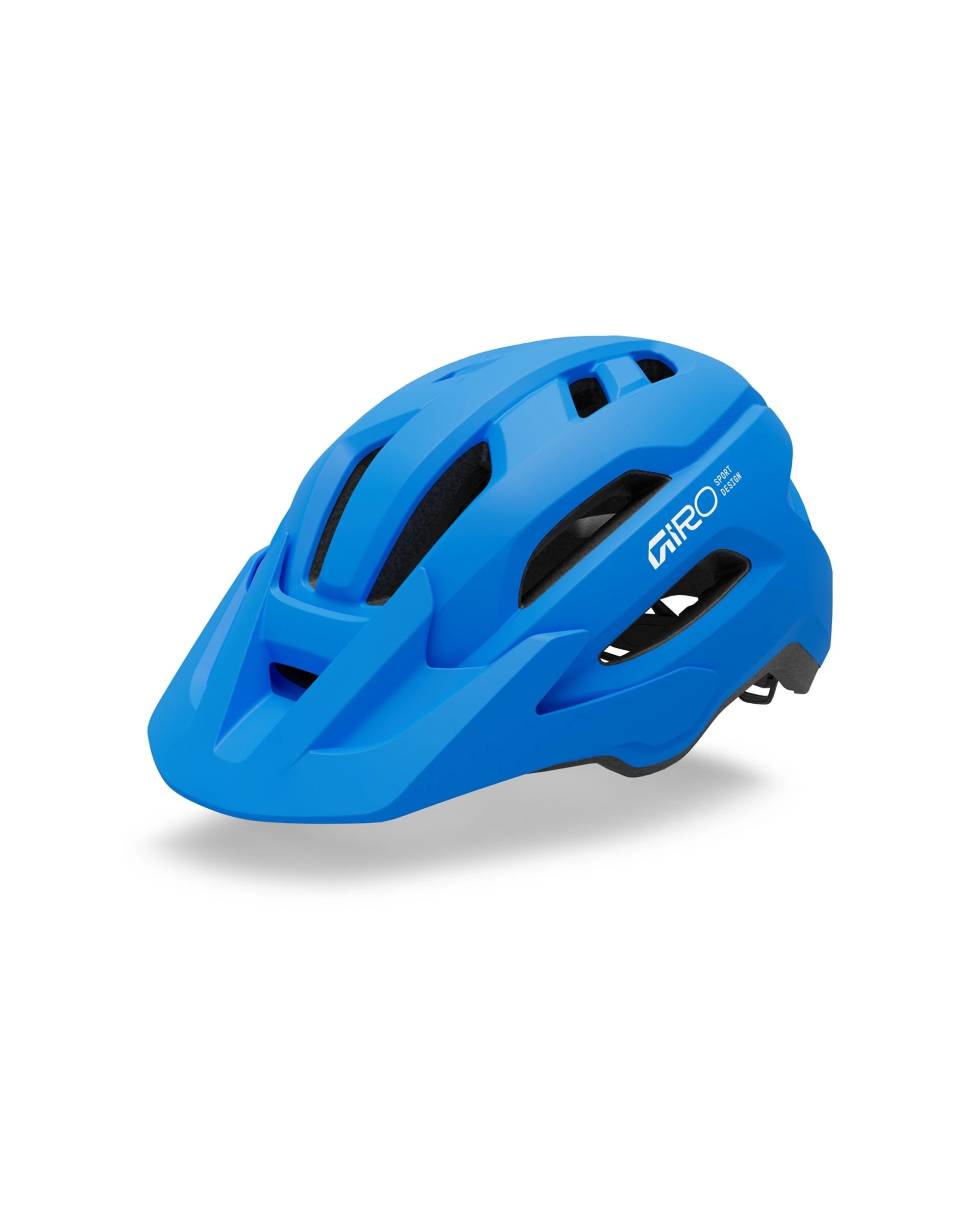 1 Giro Aus Fixture II Biking Safety Helmet Matte Jewel - Blue, 1 of 1