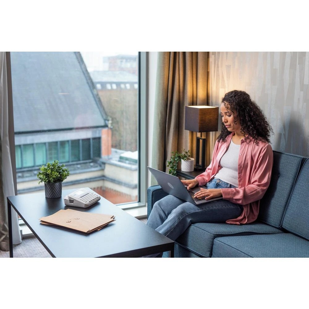 9 Brother PTD410 Desktop Label Printer White, 9 of 10