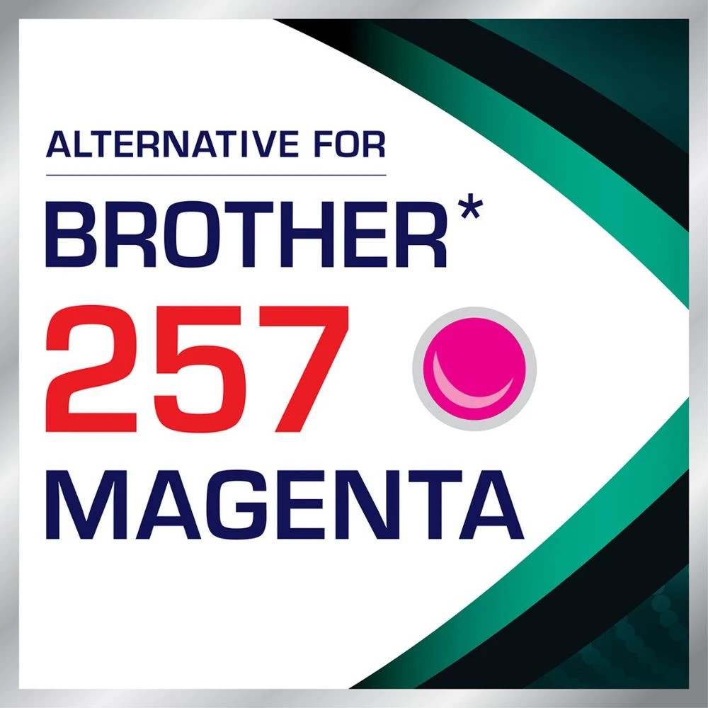 2 Calidad Brother TN257 Toner Cartridge Magenta, 2 of 7