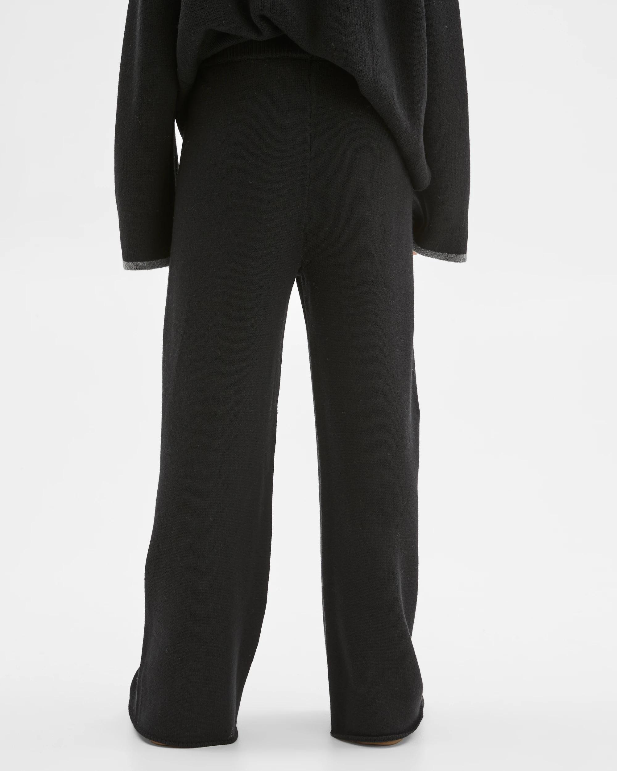 5 Lily Loves Wide Leg Knit Pants BLACK, 5 of 5