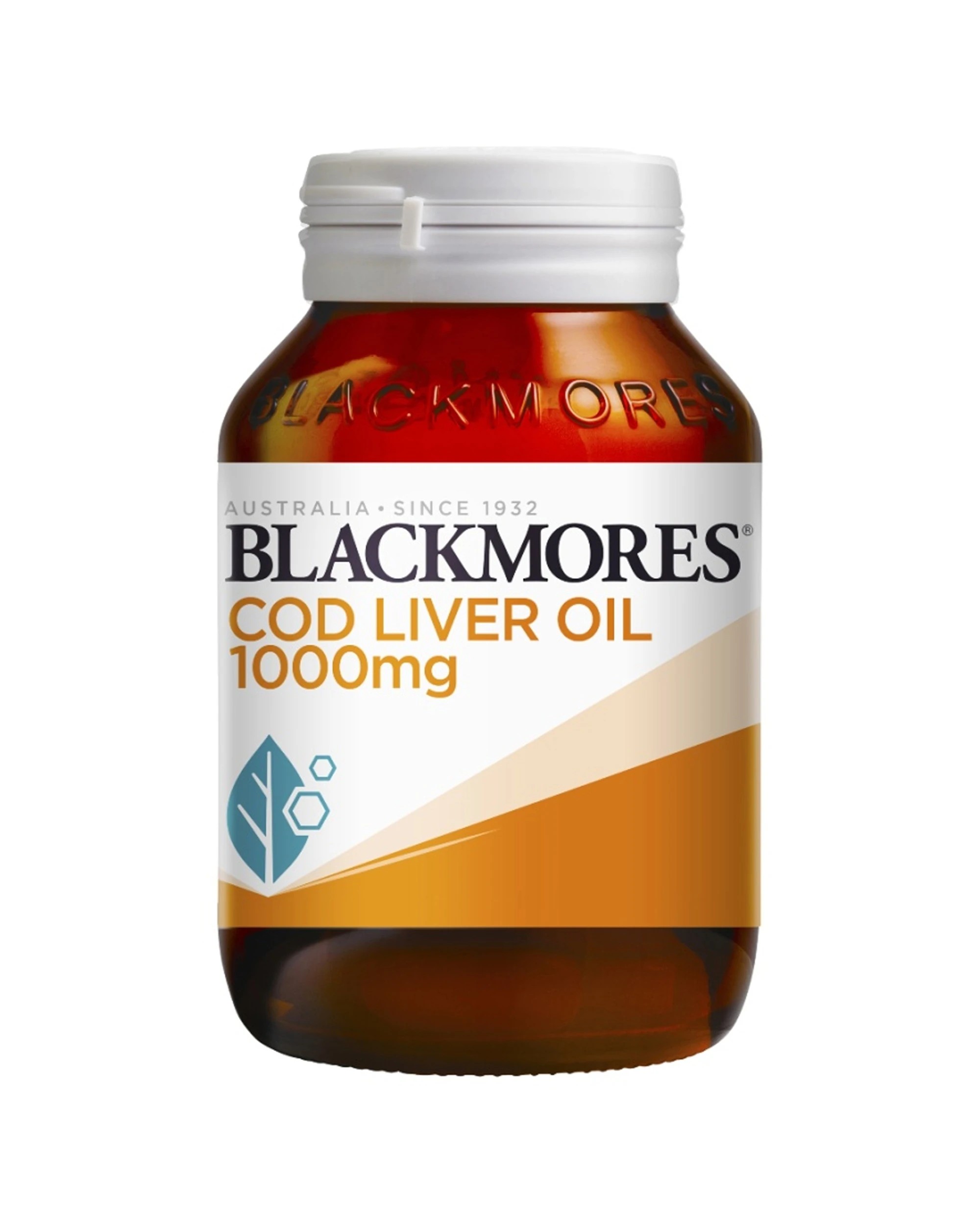 1 Blackmores 80pc Cod Liver Oil 1000mg Supplement Capsules For Immune Support & Skin Health, 1 of 1
