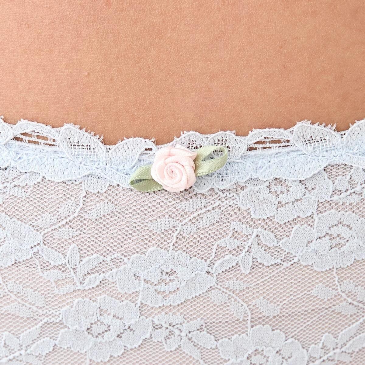 8 3 Pack Lace Rosette G-String Briefs Db Ll Hb, 8 of 9