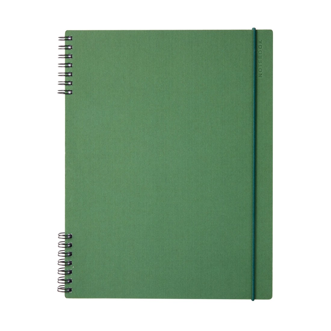 1 B5 Split Spiral Notebook - Green, 1 of 6