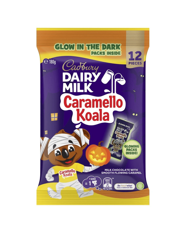 Cadbury 12 Piece Caramello Koala  Koala Glow in the Dark Sharepack 