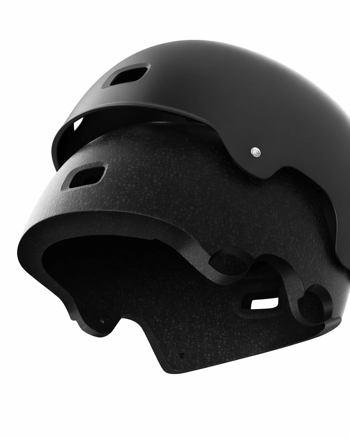 2 OutdoorMaster Adult Impact Resistant Multi-Sport Helmet for Bike Skate - Black, 2 of 7