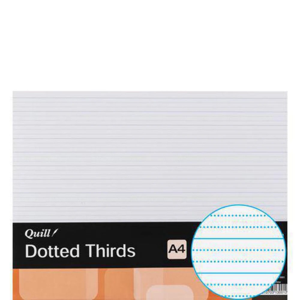 4 Quill A4 60gsm 14mm Dotted Thirds Paper 500 Sheet Ream, 4 of 4