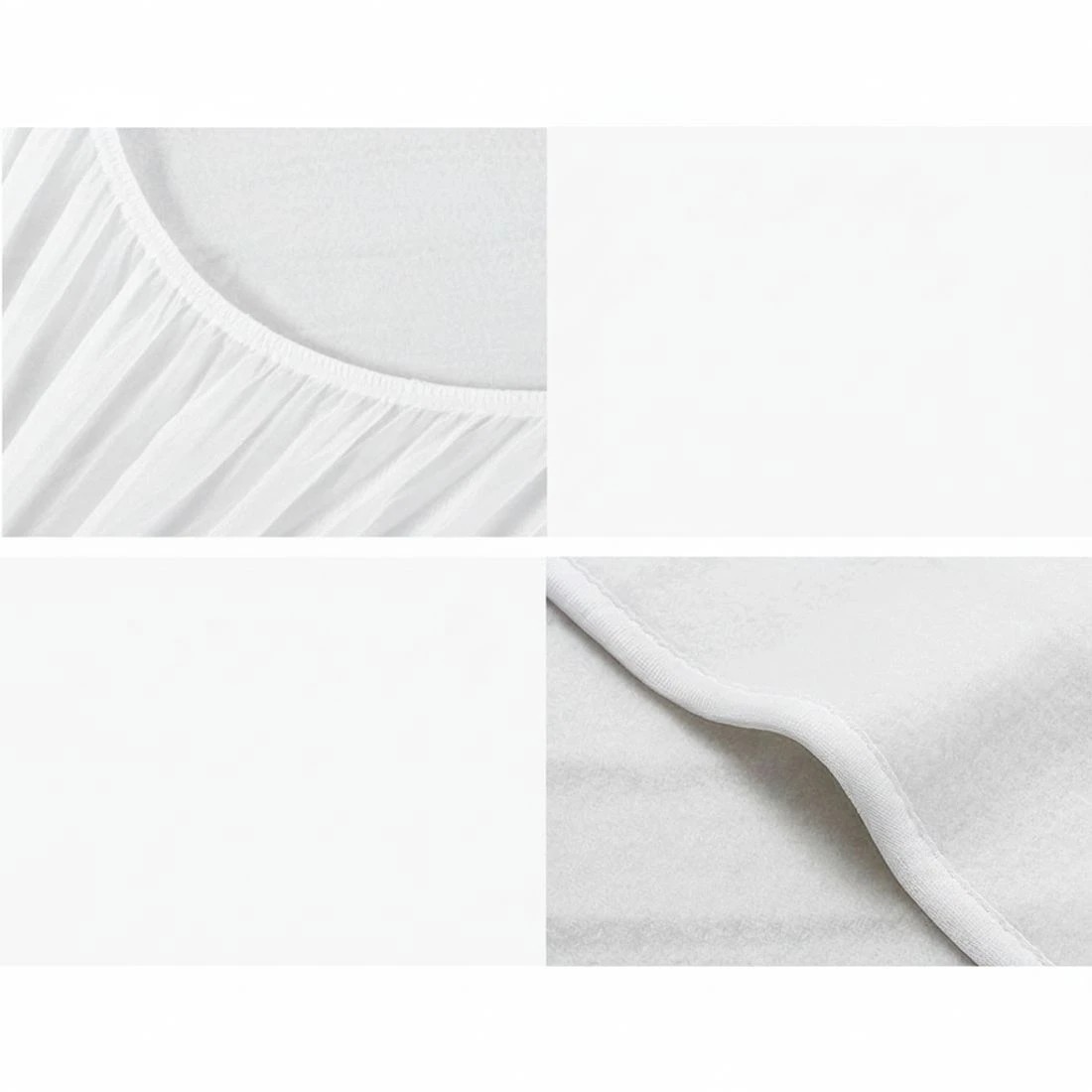 7 Giselle Queen Fully Fitted Polyester Electric Blanket 3 Heat Settings Detachable Controller Machine Washable - white, 7 of 9