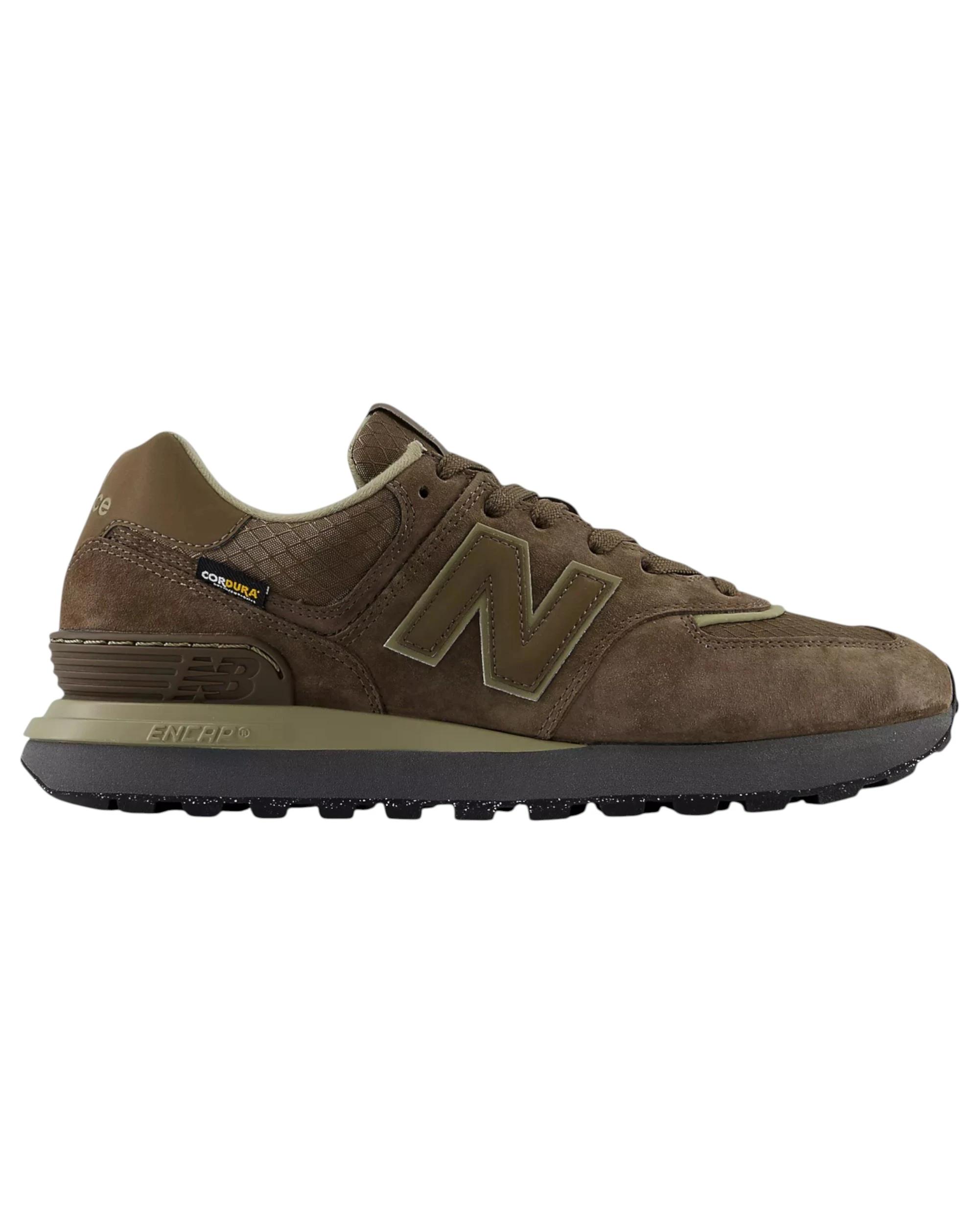 1 New Balance Mens 574 Brown Athletic Shoes BROWN, 1 of 6