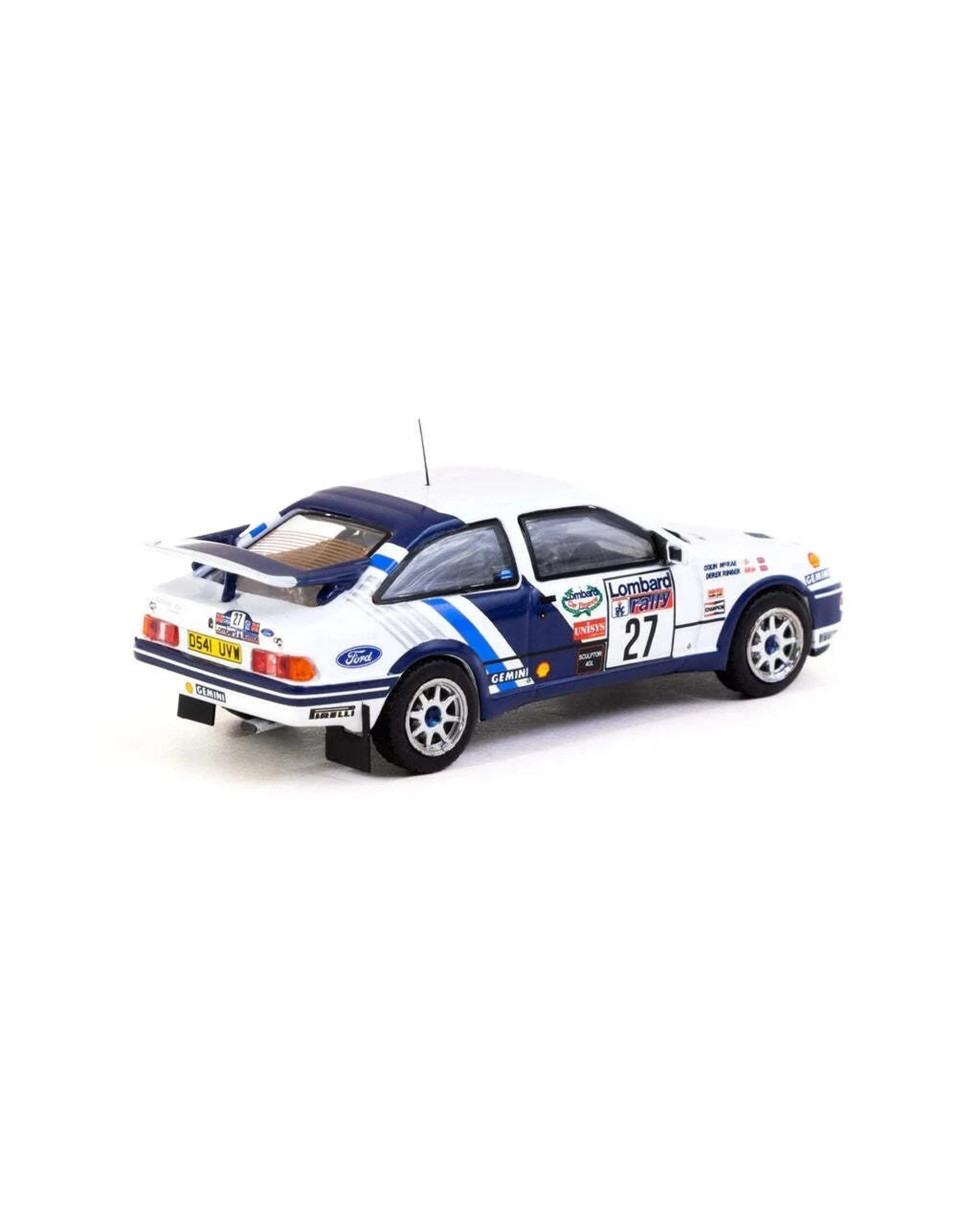 3 Tarmac Works Ford Sierra RS Cosworth Rac Rally 1989 #27 1:64 Scale Diecast Model Car, 3 of 3