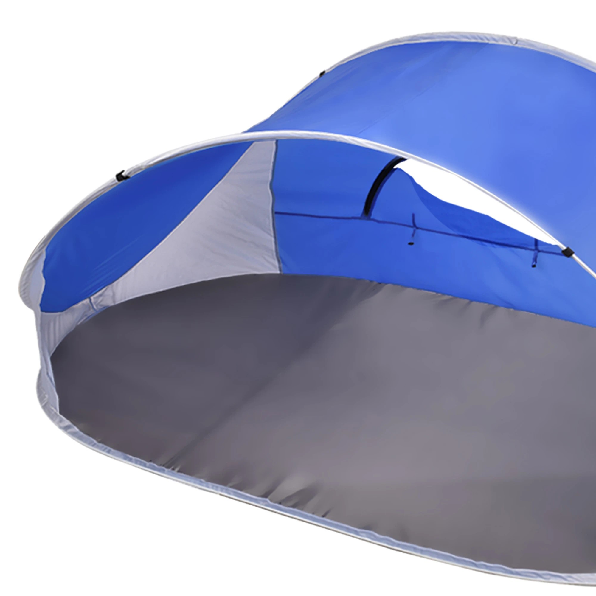 6 Mountview 4 Person Family Size Pop Up Camping Tent Beach Shelter In Colour - Blue, 6 of 6