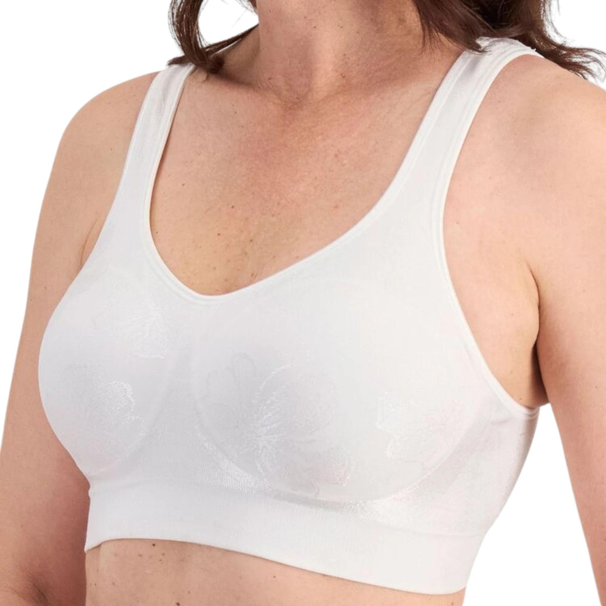 4 Playtex Comfort Revolution Contour Wirefree Bra WHITE, 4 of 4