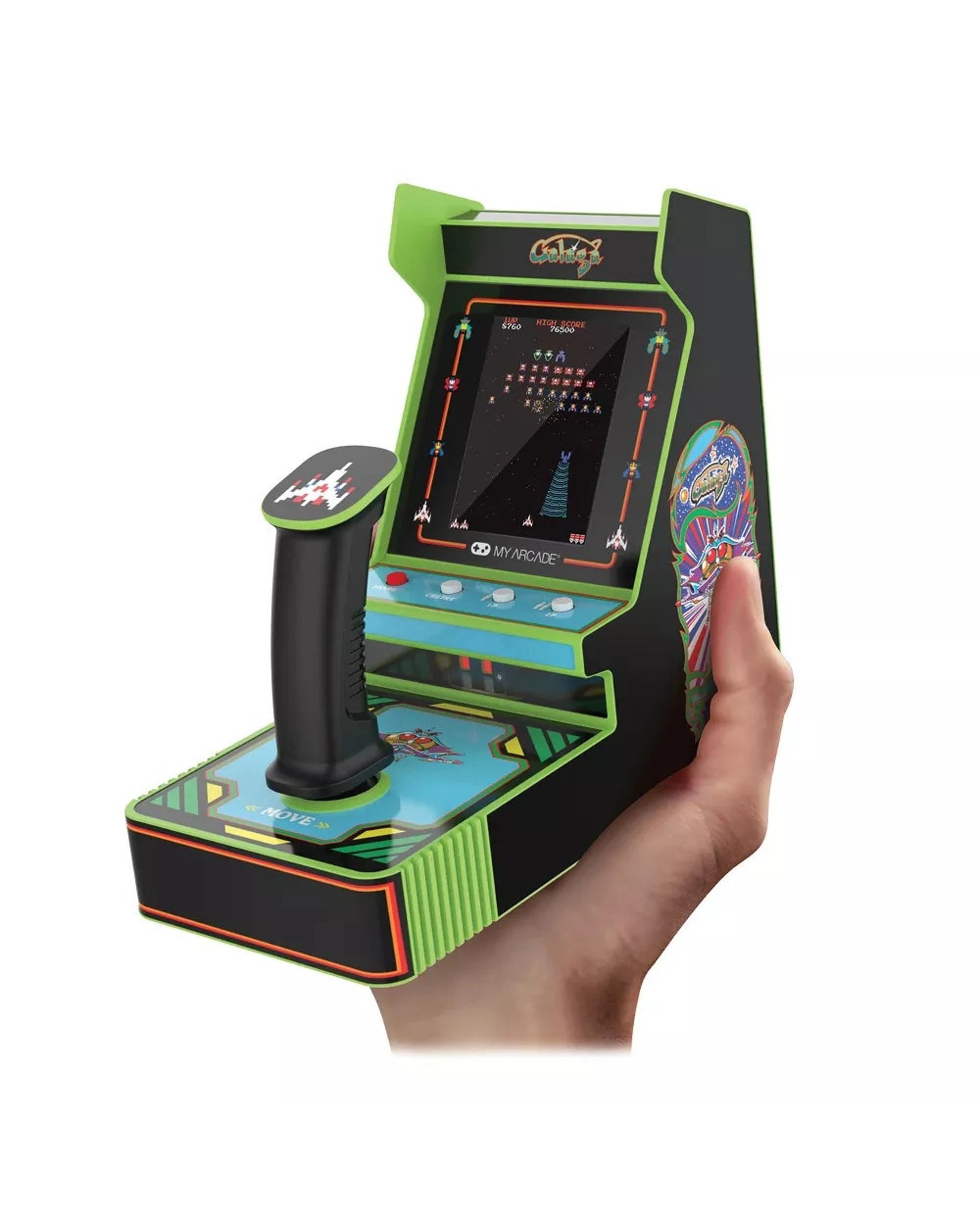 2 My Arcade Galaga Retro Arcade Joystick Player, 2 of 6