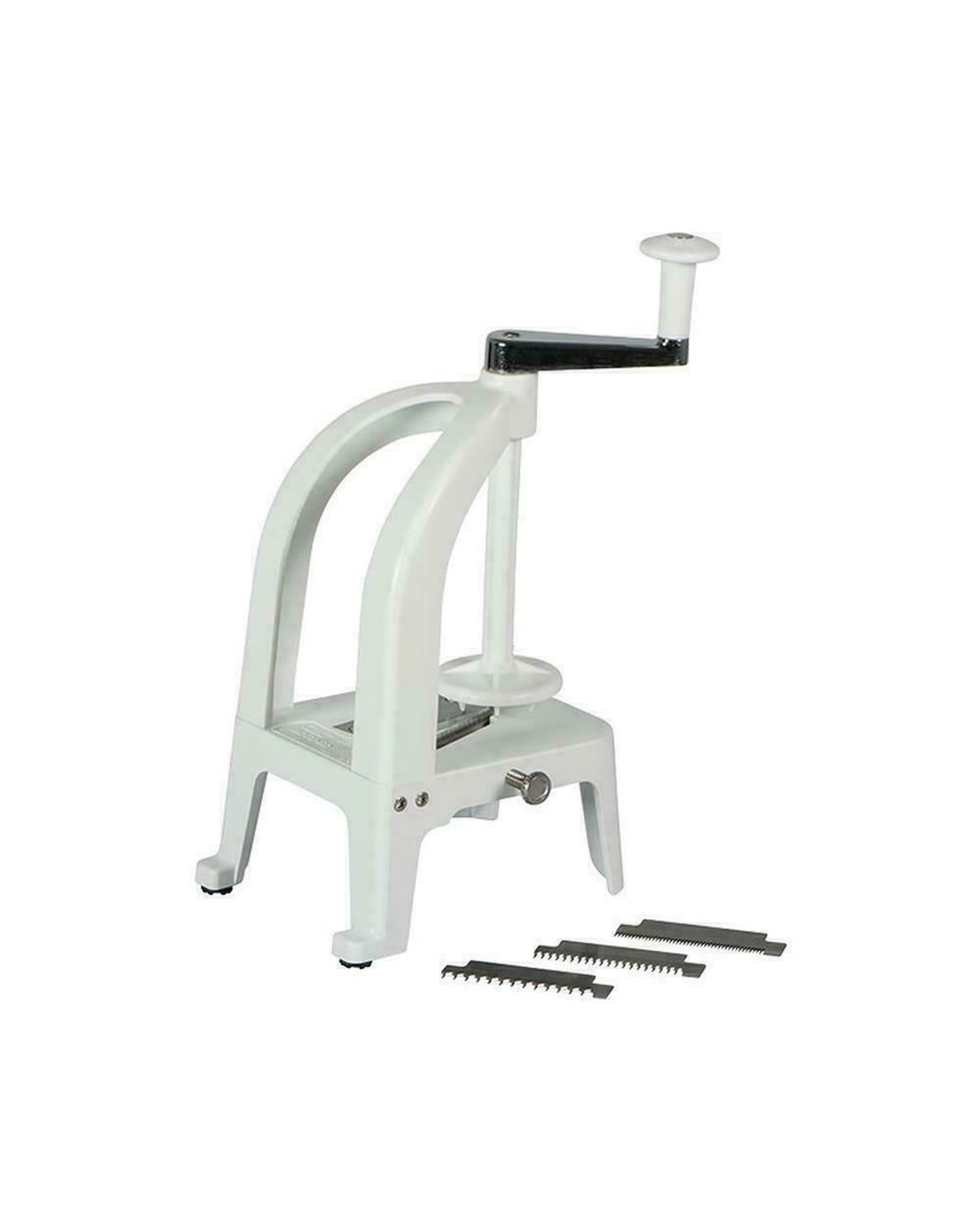 1 Benriner Vertical Turning Slicer Thickness 1mm to 4mm with Interchange Blades  White, 1 of 4