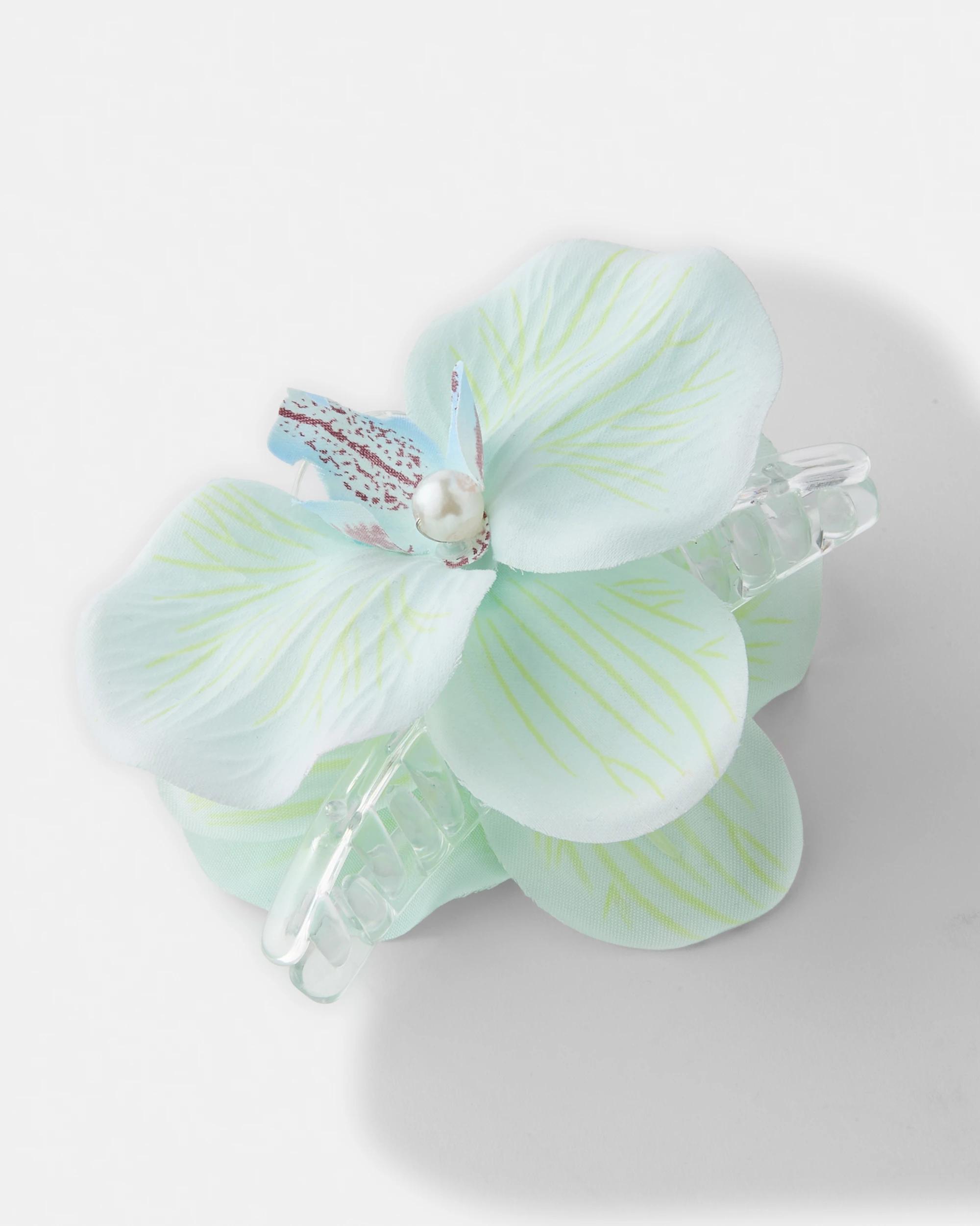 2 Purple Orchid Claw Hair Clip Purple, 2 of 4